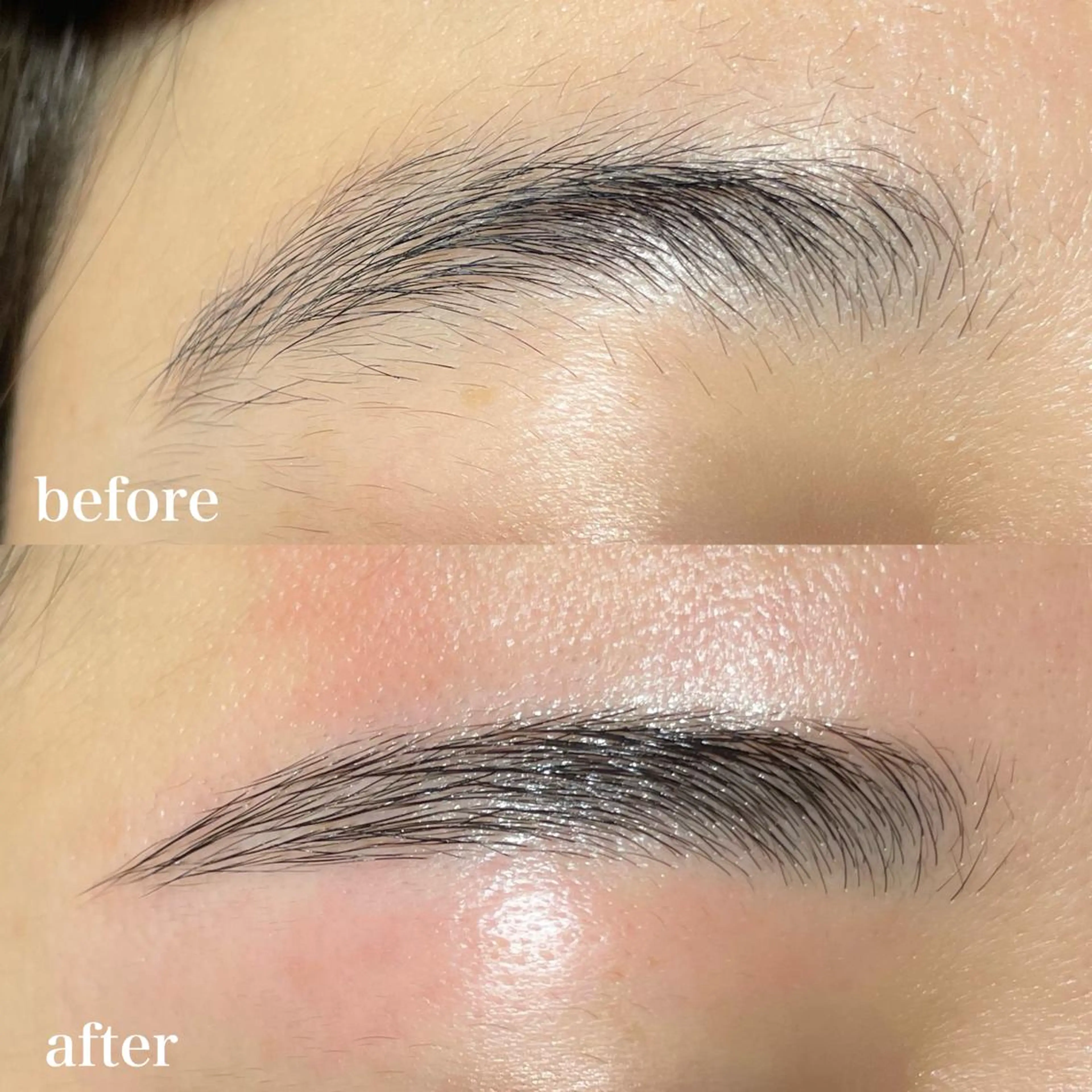 ハリウッドブロウリフト（眉毛パーマ＋眉毛Wax）メイク仕上げ込✨の写真