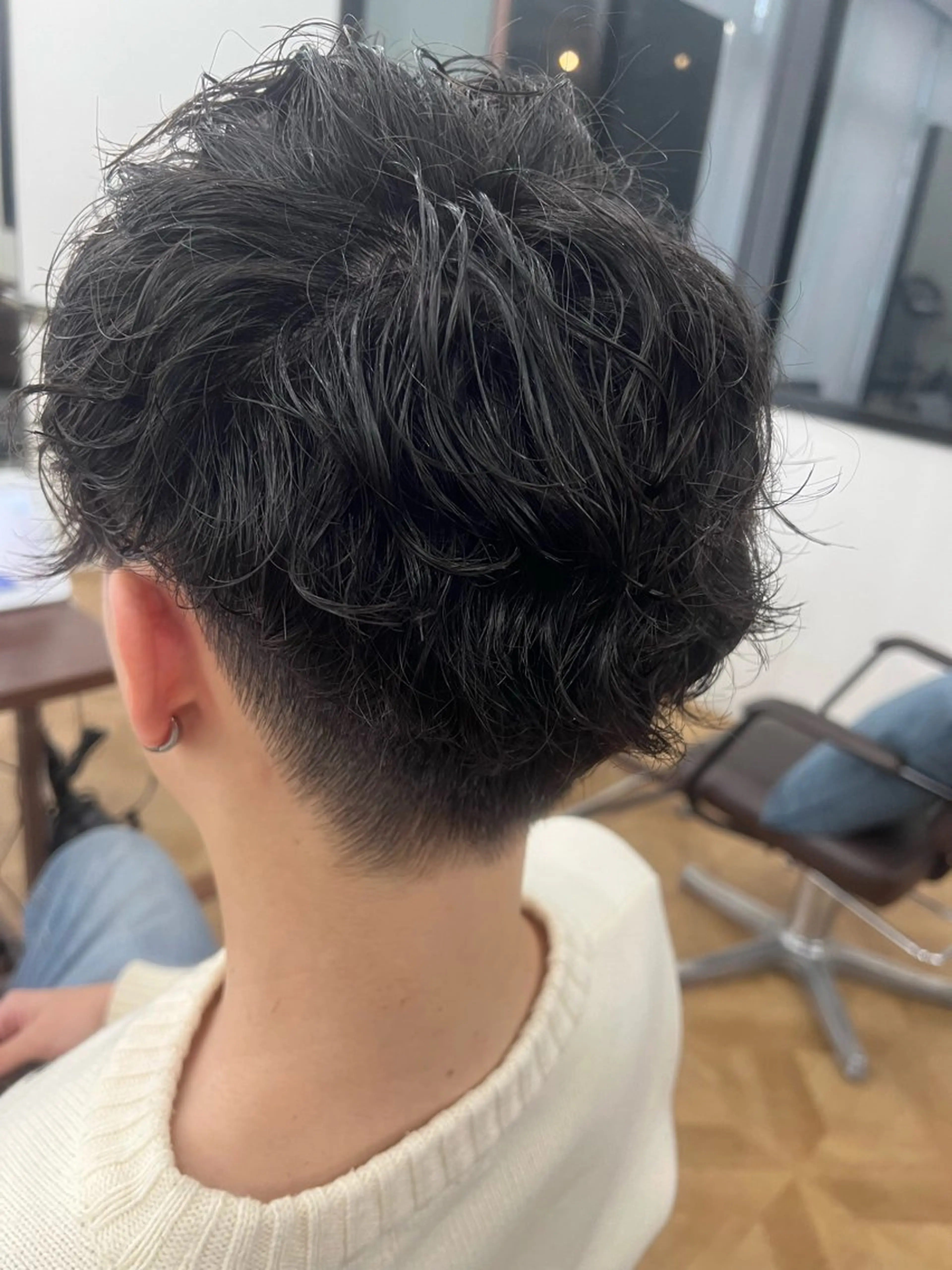 ショート パーマ メンズ カット パーマ CIEL天六店 三上春のヘアスタイル