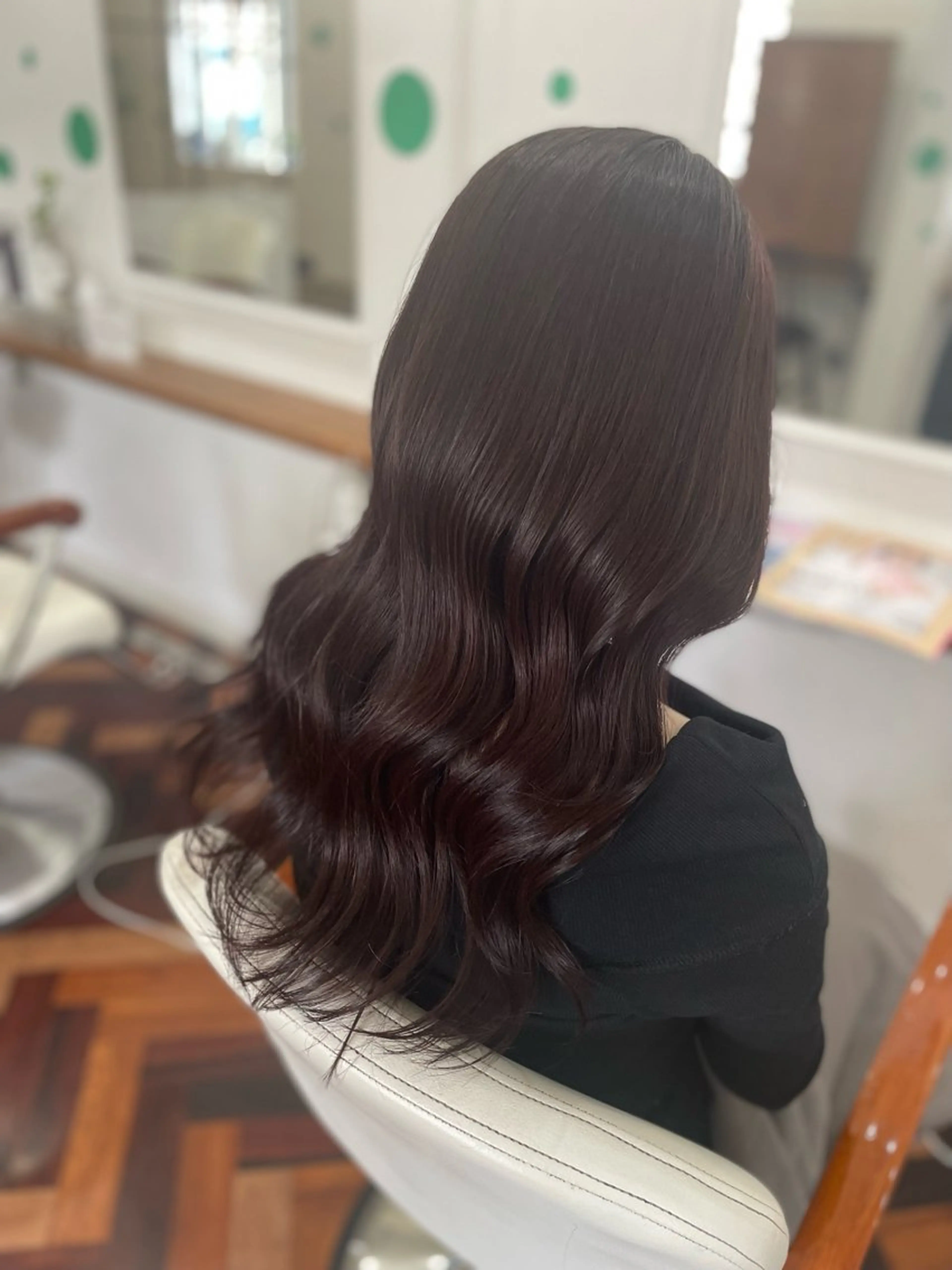 ロング カラー ラベンダーカラー mopa所属・mopa_kaede 暖色カラー/ロングのヘアスタイル