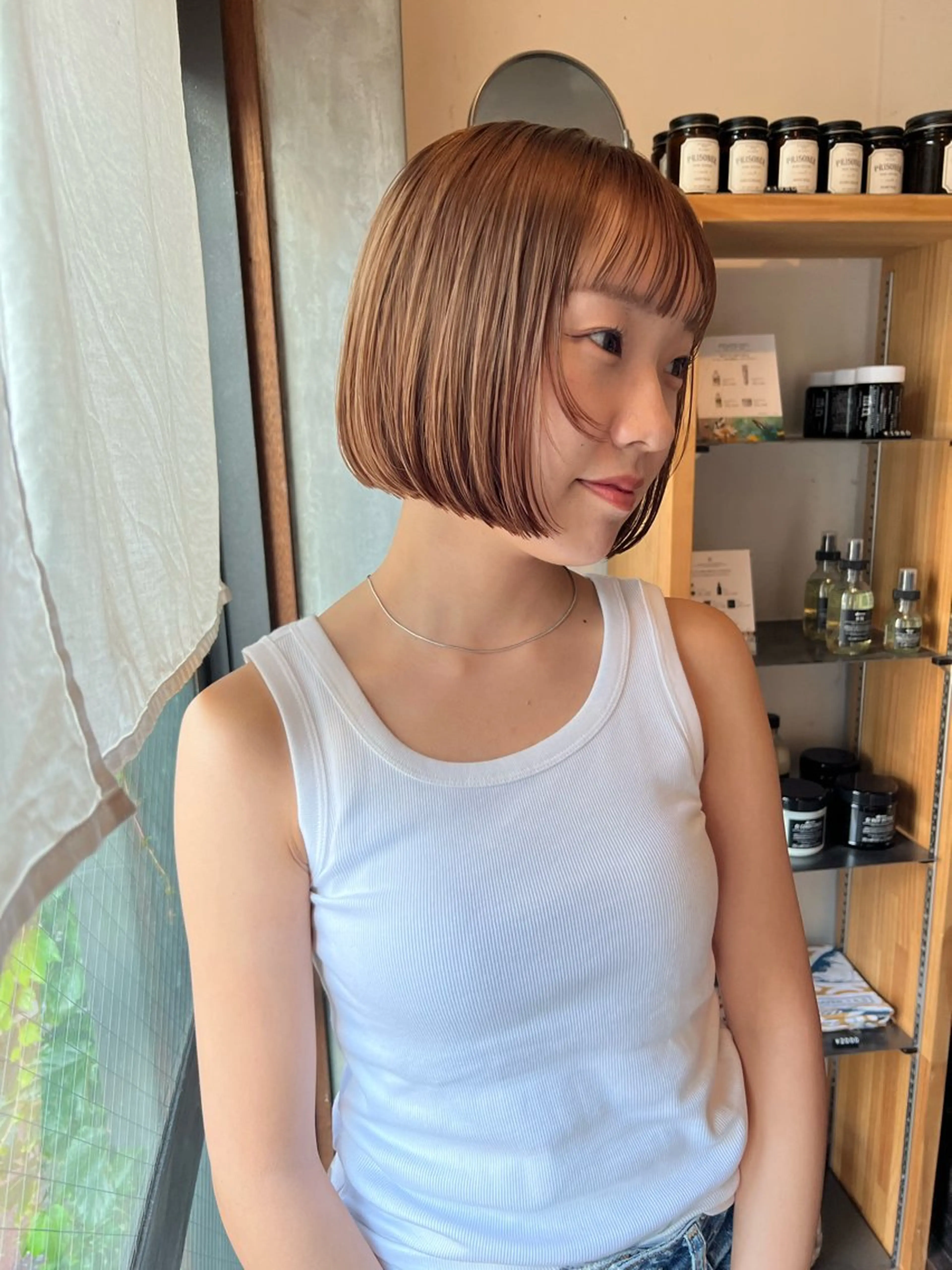 ショート カット ヘアカラー 上原 みちるのヘアスタイル