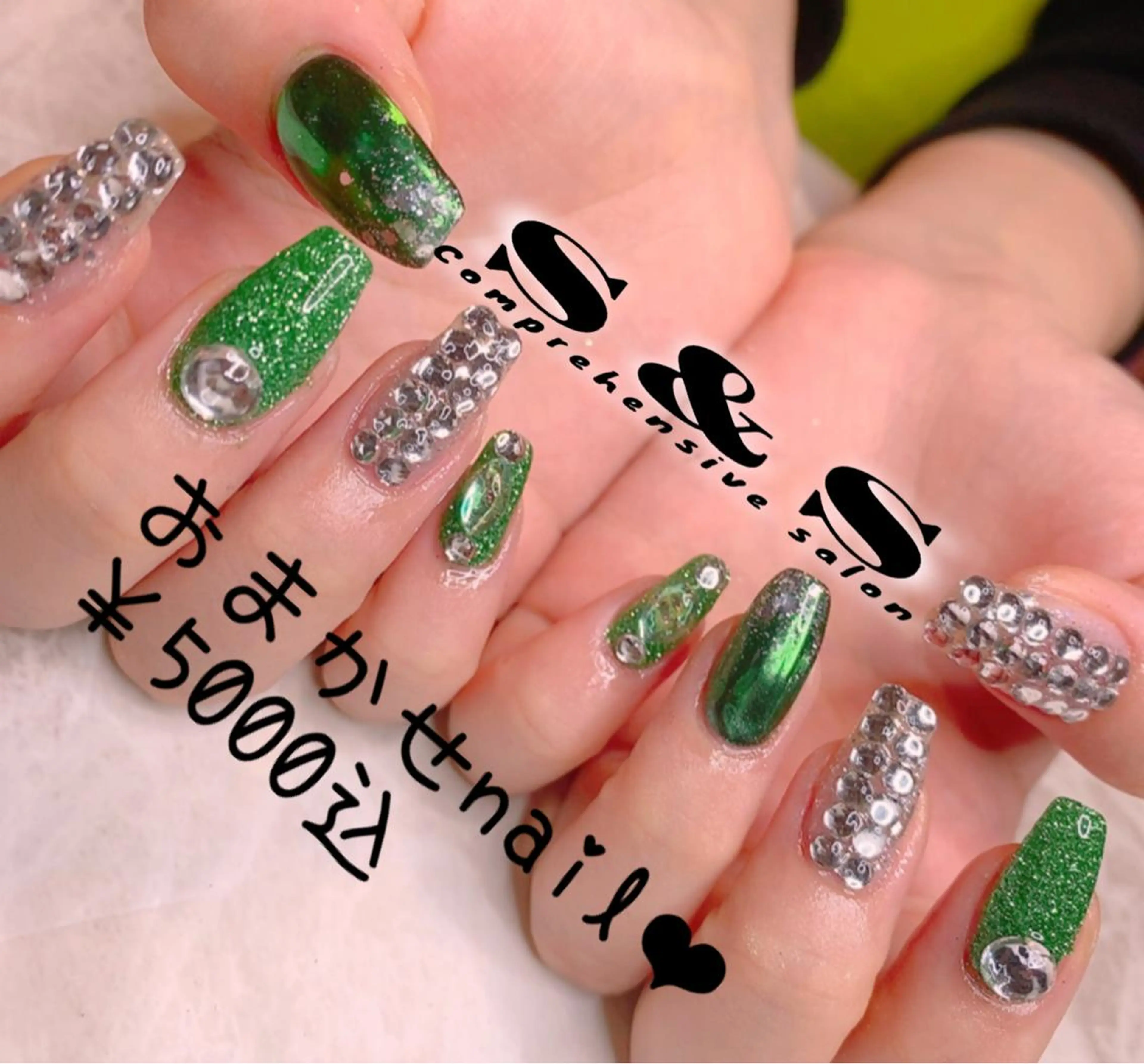 ネイル 長さ出し メンズネイル 持ち込み スカルプネイル S&S 村田小百合のネイルデザイン