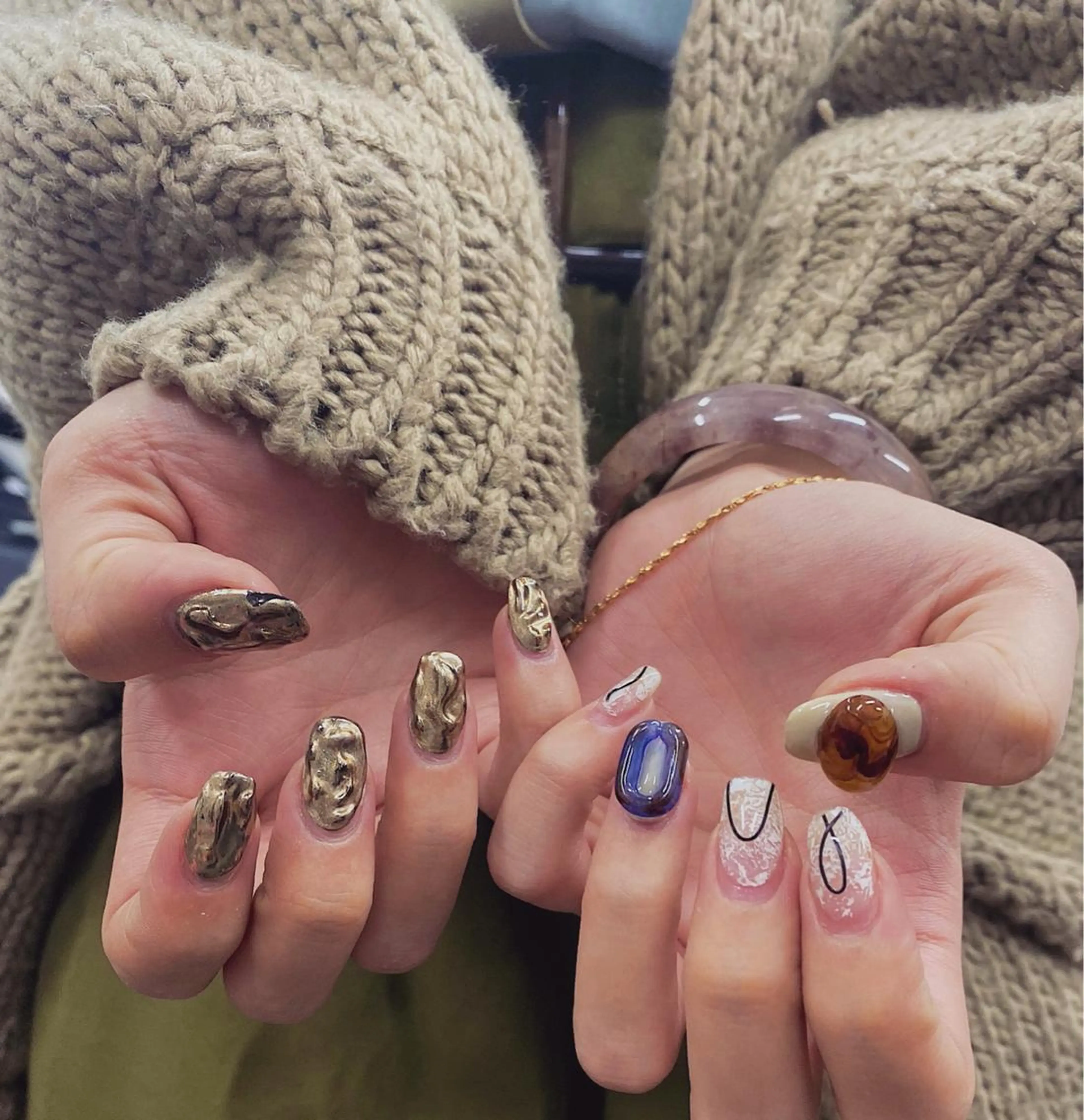 ネイル ハンドネイル 梶山 美月のネイルデザイン