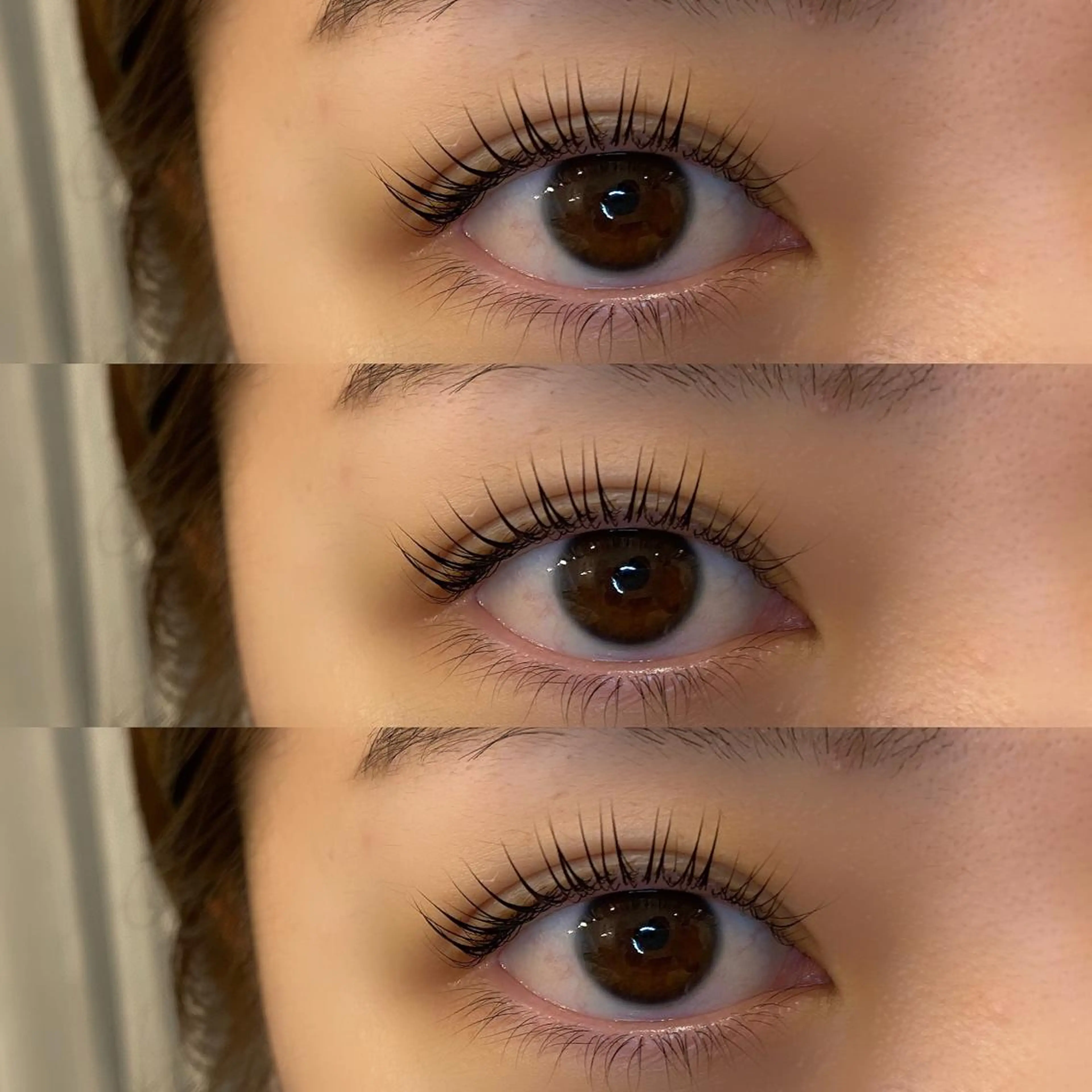 マツエク・マツパ パリジェンヌラッシュリフト miin所属・MIZUHO .のマツエク・マツパデザイン