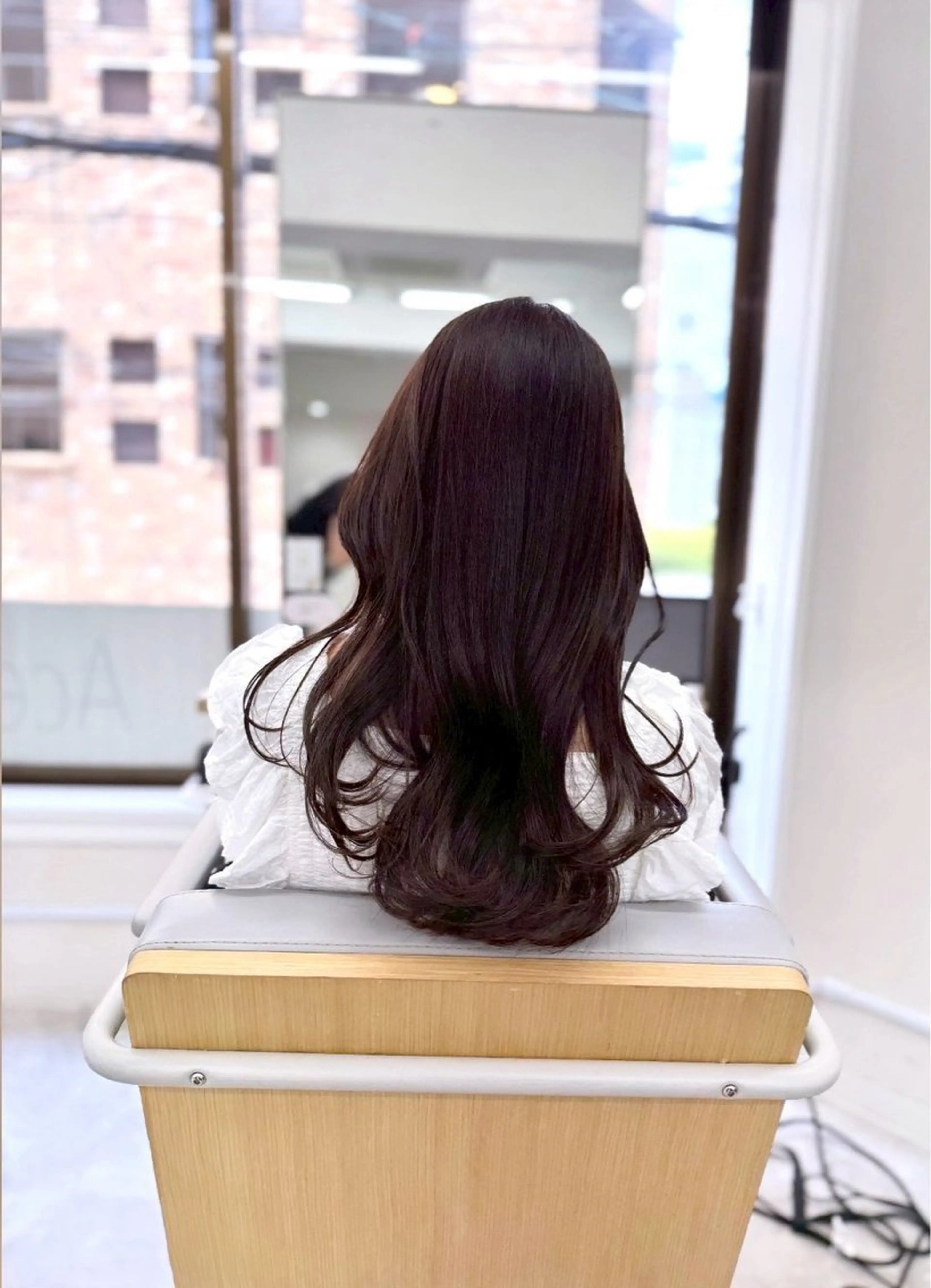 ロング カラー ブラウンカラー 透明感カラー 髪質改善 ロング トリートメント 髪質改善Acero. shoyaのヘアスタイル