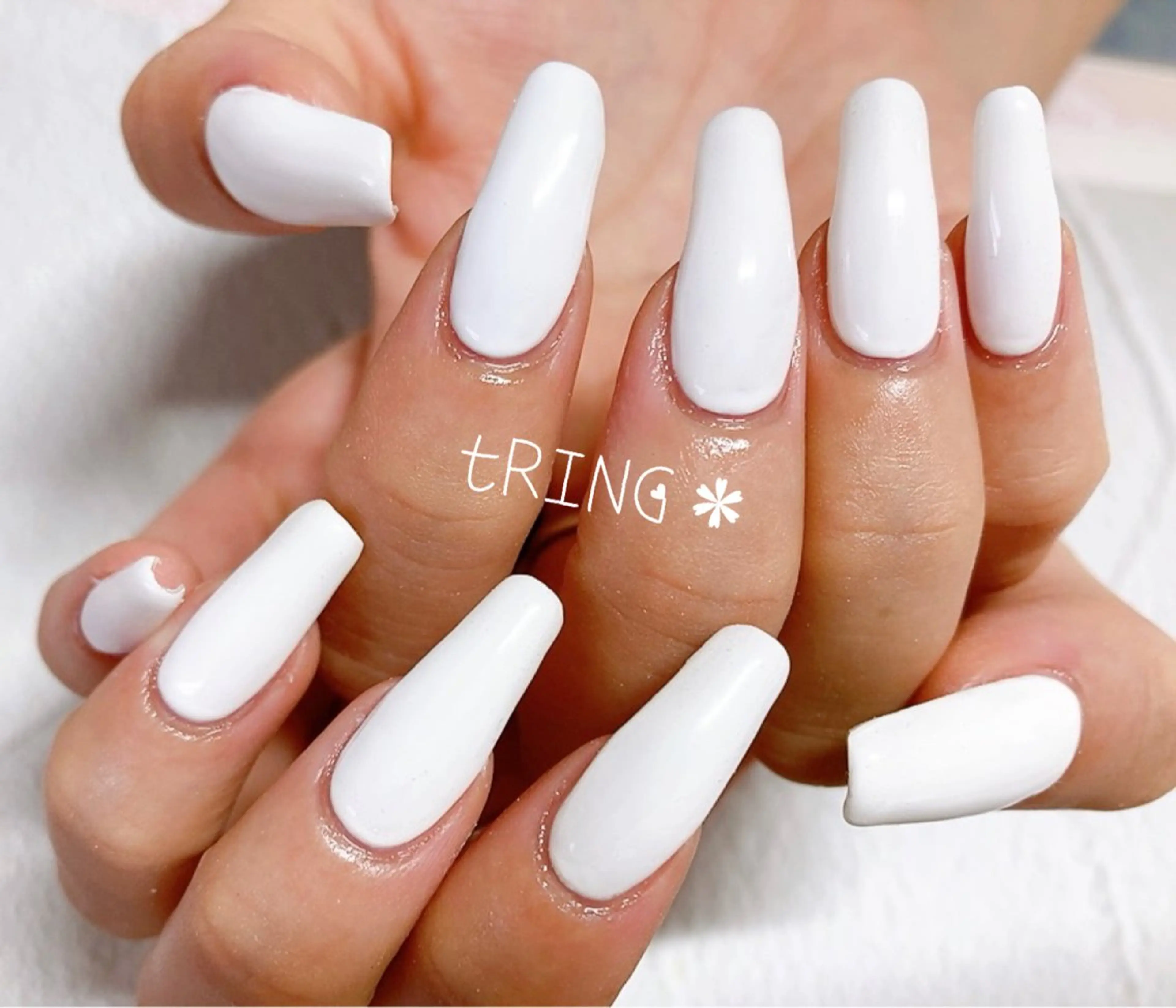 ネイル ハンドネイル tRING＊ しいの木台のネイルデザイン