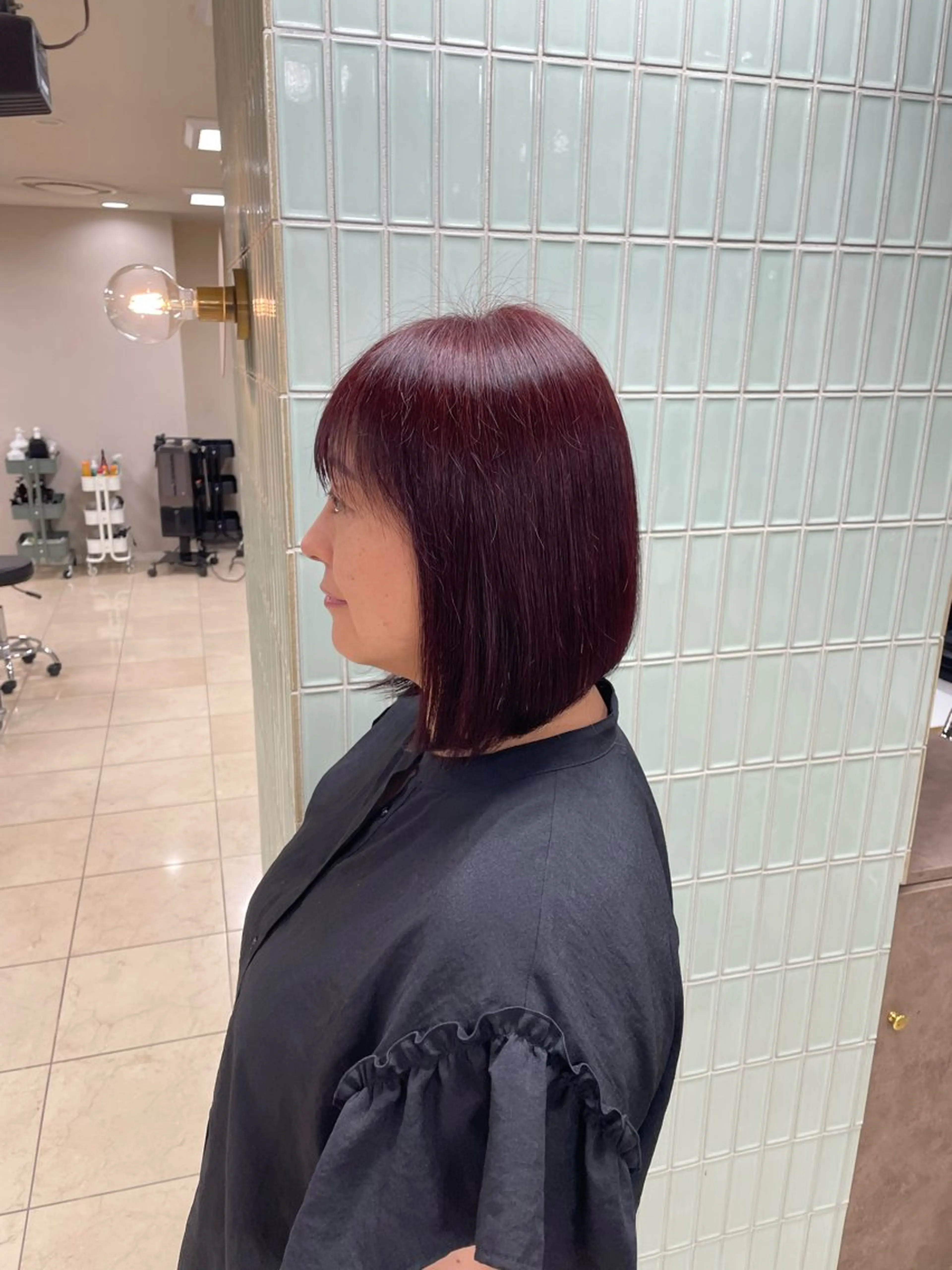 ミディアム カラー レッドカラー LAQUALITE新宿伊勢丹店所属・🎀 Suzuka🎀🫧のヘアスタイル