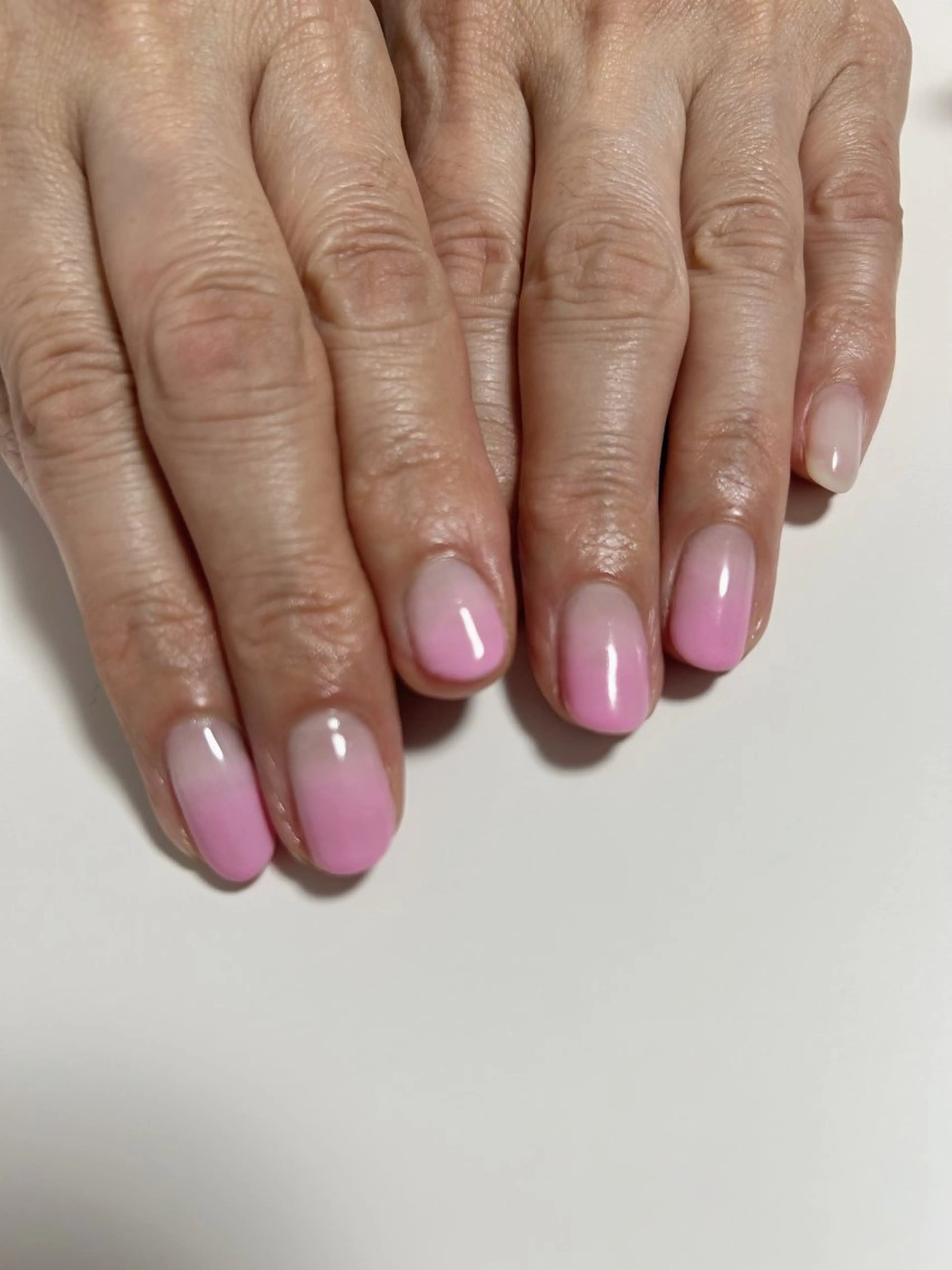 ネイル ブルー ピンク ハンドネイル 自宅サロン♡ Mamiのネイルデザイン