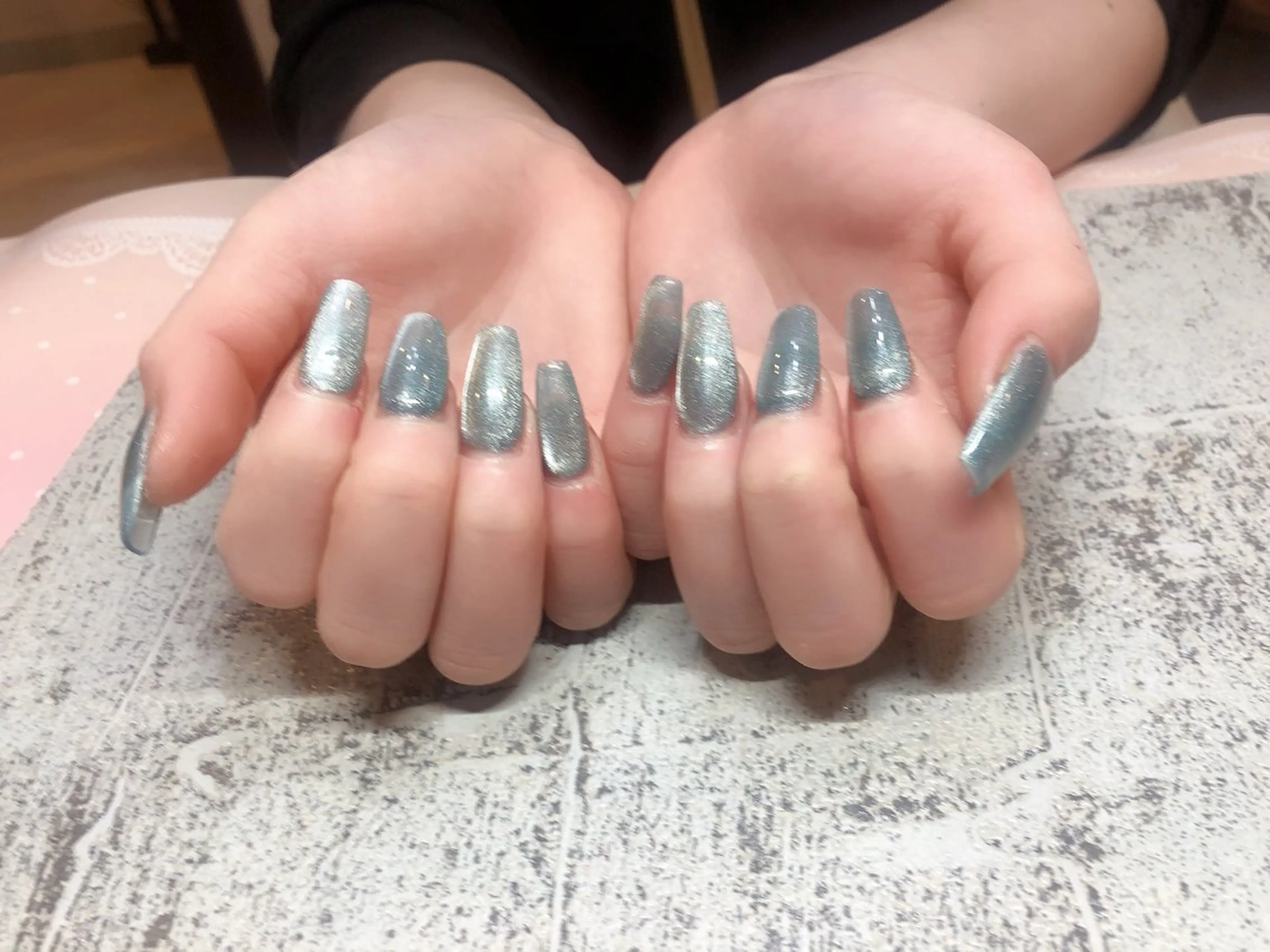 ネイル 長さ出し マグネットネイル ネイルチップ ベラッコ所属・ネイルサロン ベラッコのネイルデザイン