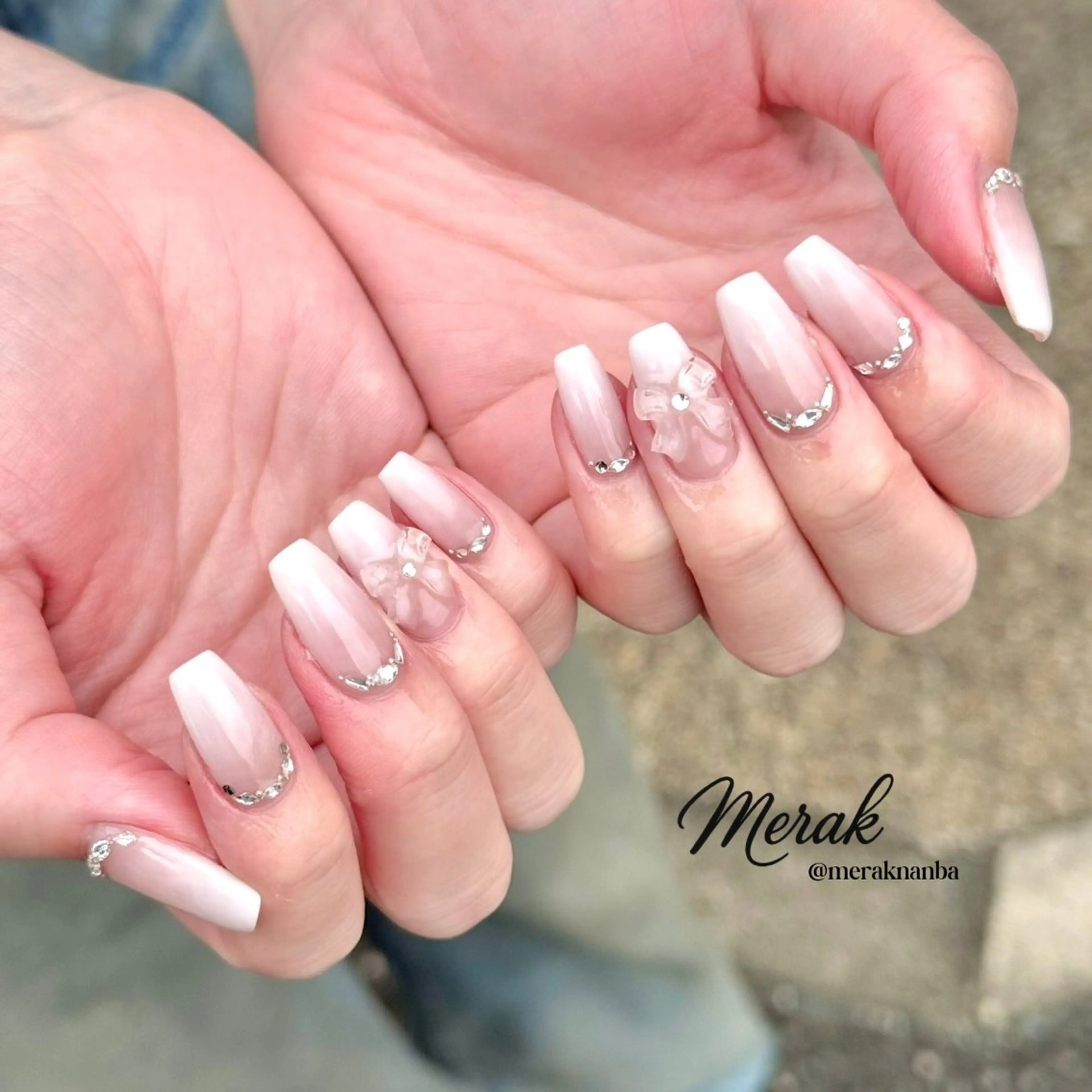 【ハンド】自店オフ無料☆ダブルグラデーション《ベービーブーマーも◎》¥7,500の写真