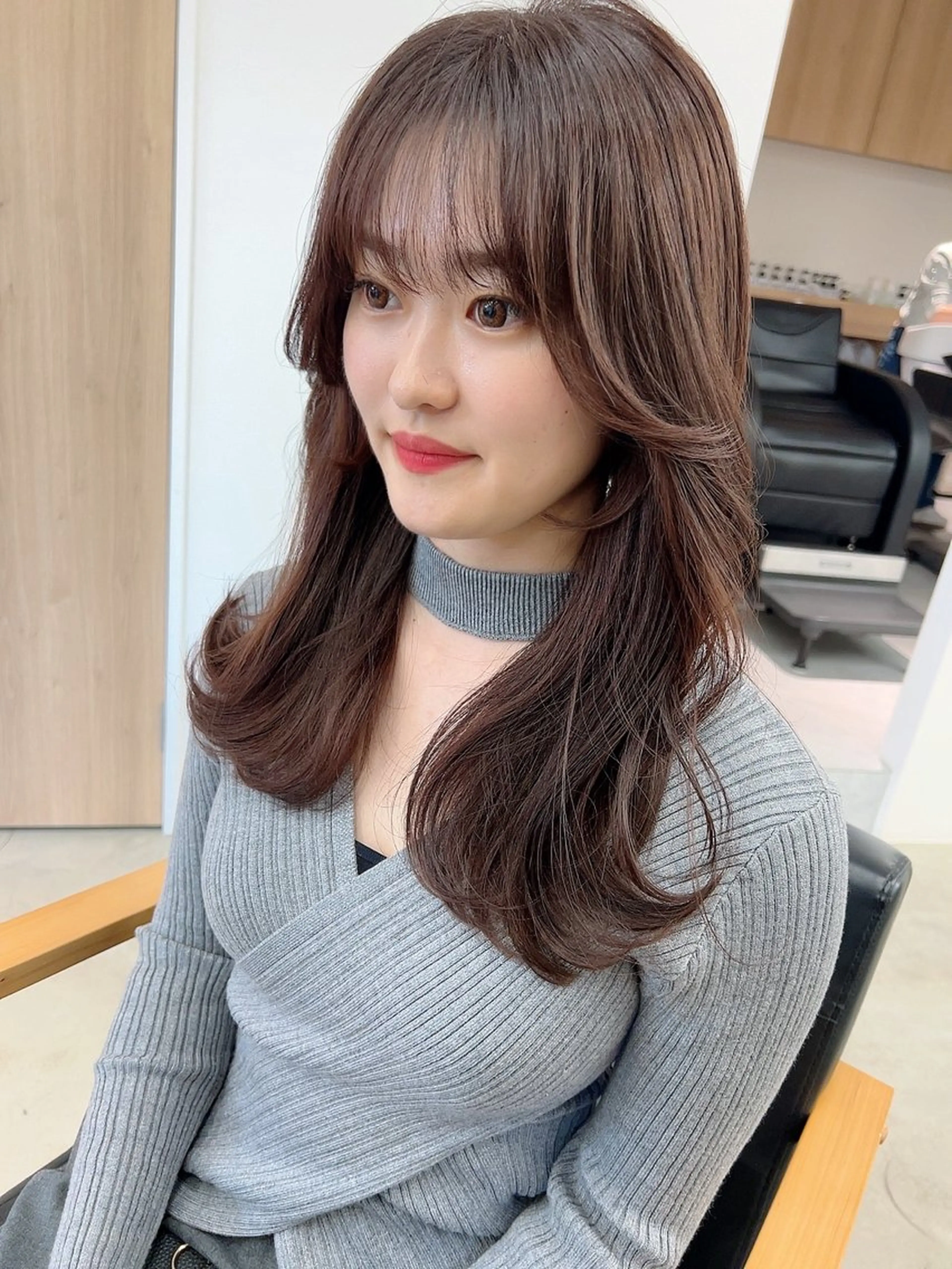 ロング カラー vince. moekoのヘアスタイル