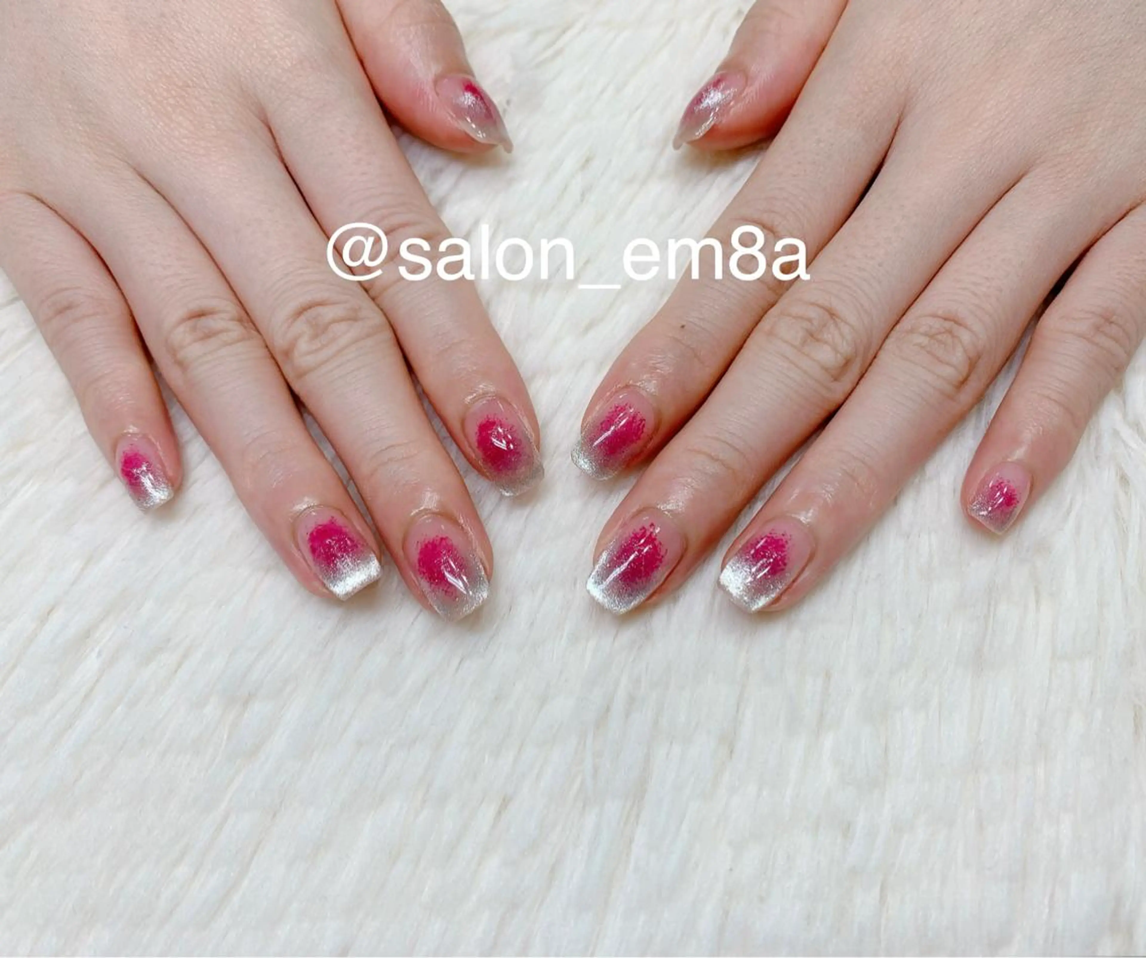 ネイル マグネットネイル 持ち込み salon EM&A emiのネイルデザイン