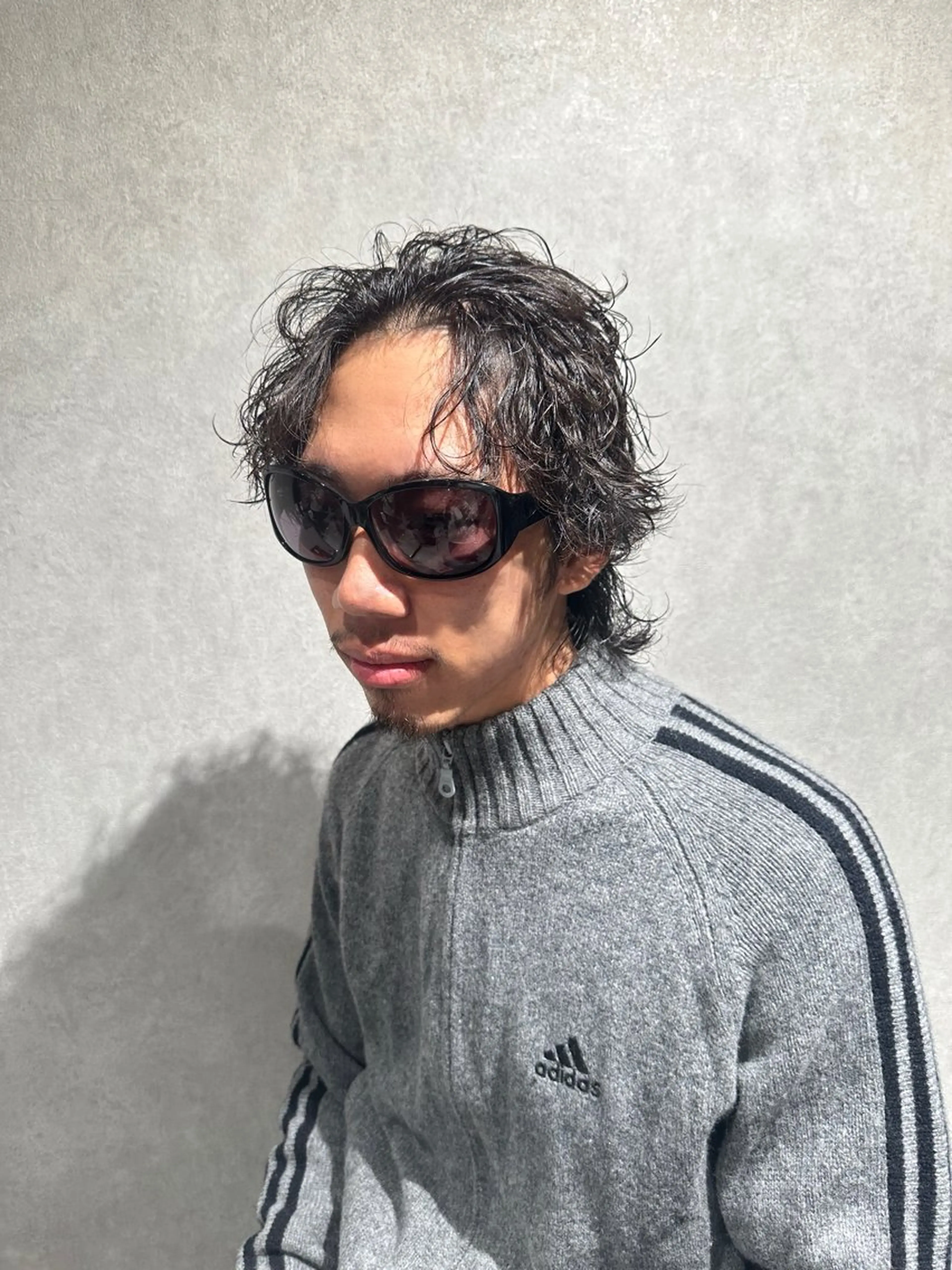 ミディアム パーマ ヘアアレンジ メンズ NEXT NEO所属・メンズヘア静岡 ✂︎Ryuheiのヘアスタイル