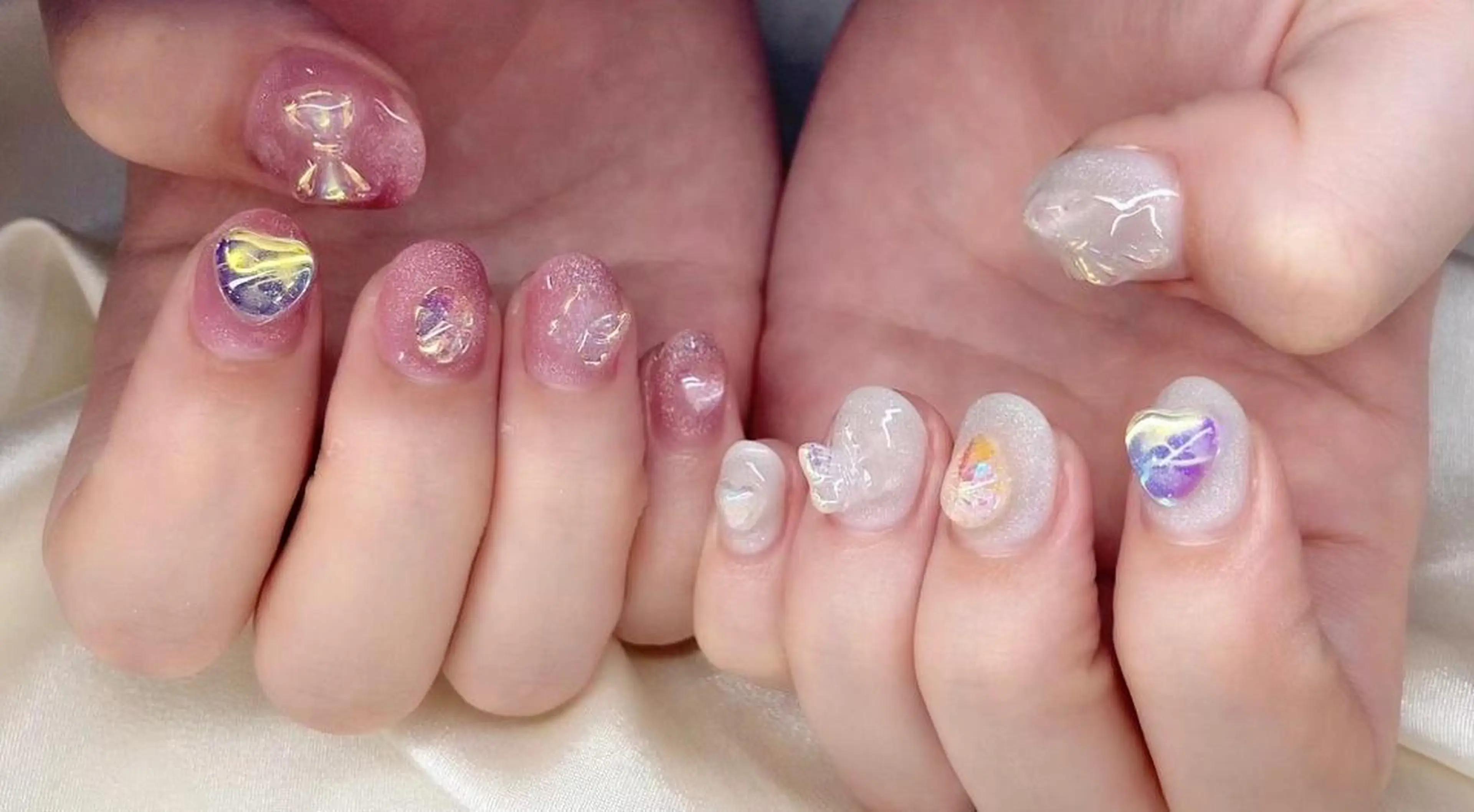 ネイル マツエク・マツパ アイブロウ 眉カラー 韓国風マツエク パリジェンヌラッシュリフト まつげパーマ ワンホンマツエク ハンドネイル Nail&eye Belire 新宿のネイルデザイン