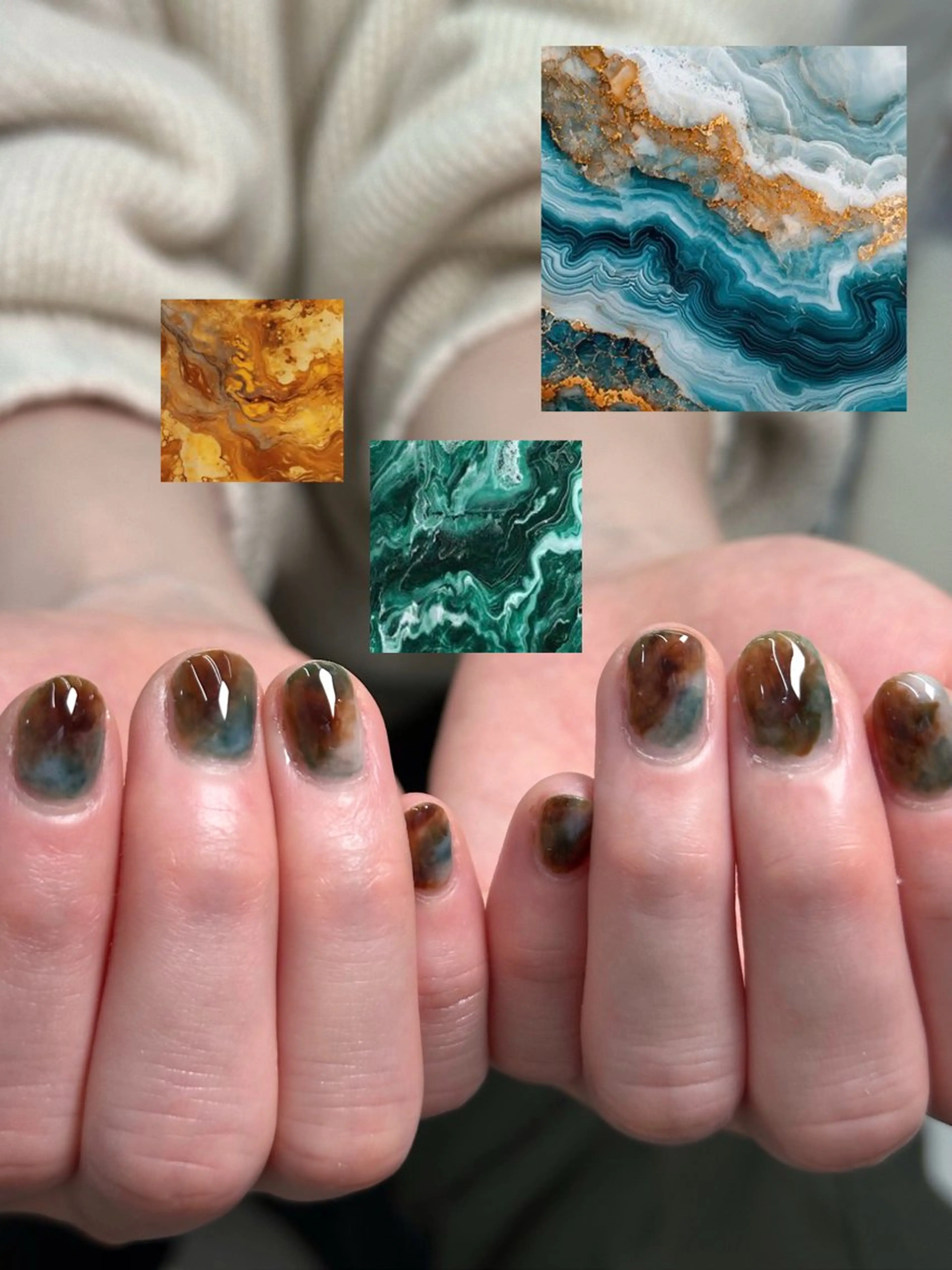 ニュアンスネイルの写真