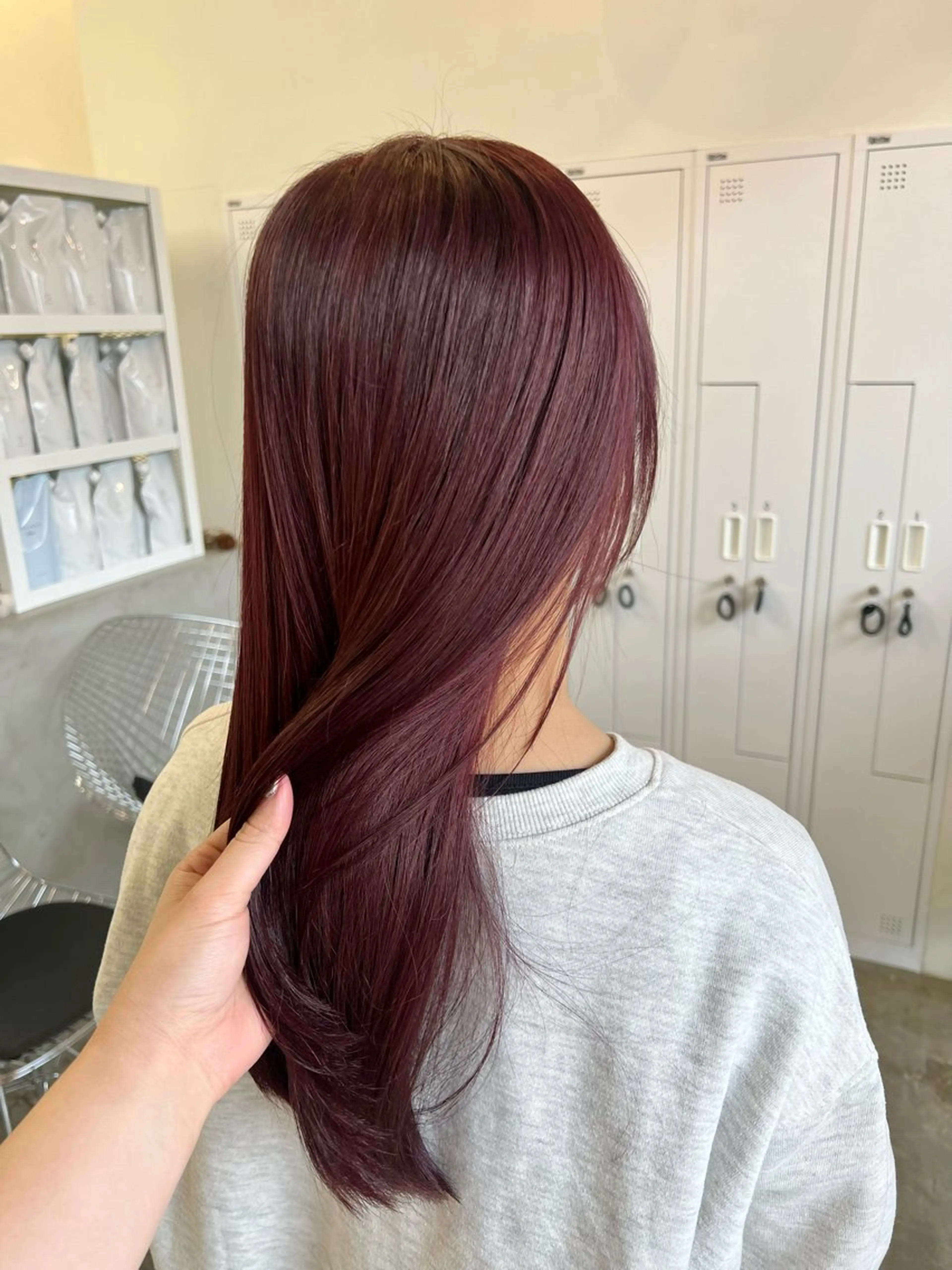 ロング カラー カット ヘアカラー 近藤 千裕のヘアスタイル