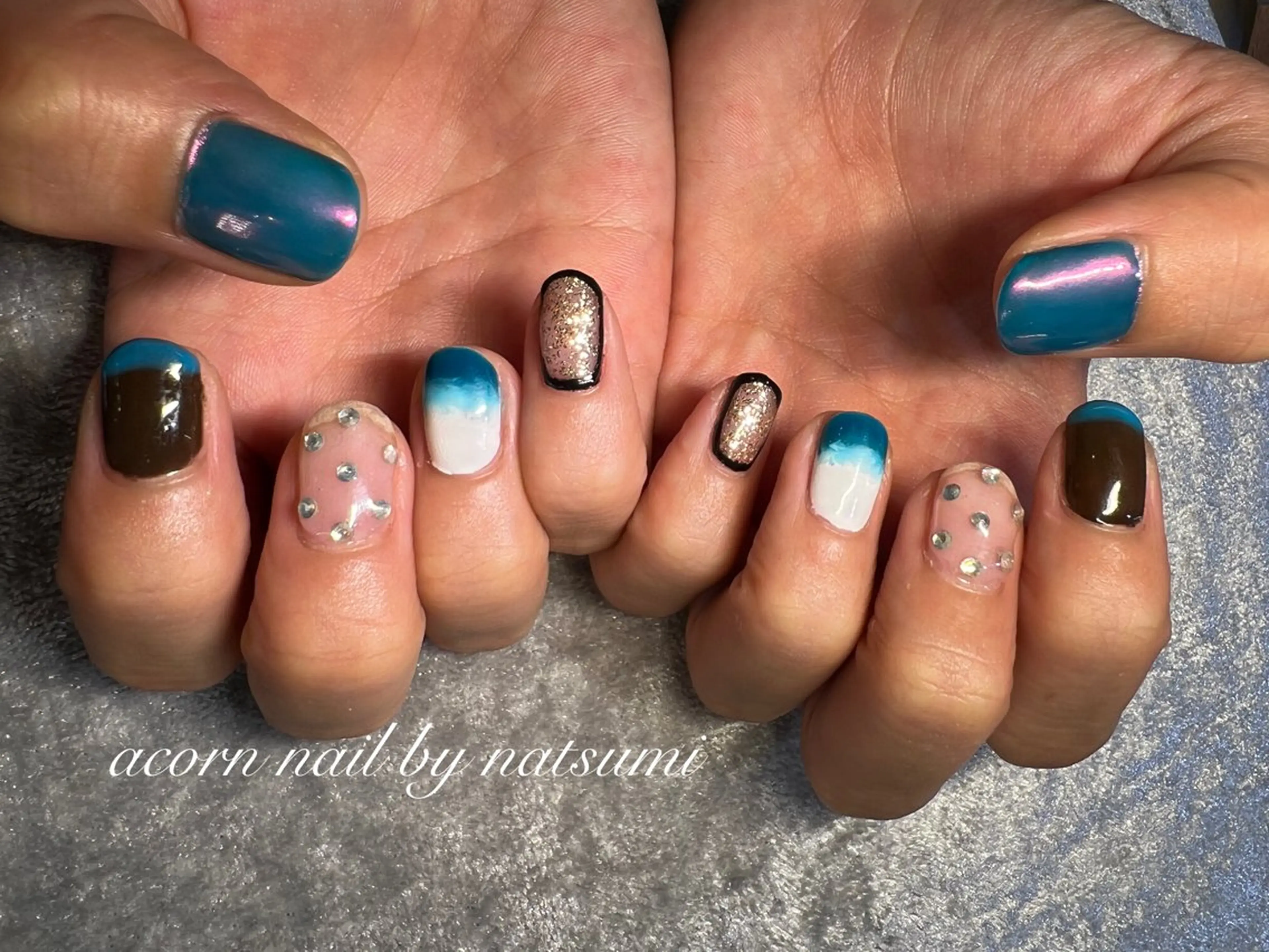 ネイル 個性派ニュアンス nuts nail所属・【池袋】nuts nail なつみのネイルデザイン
