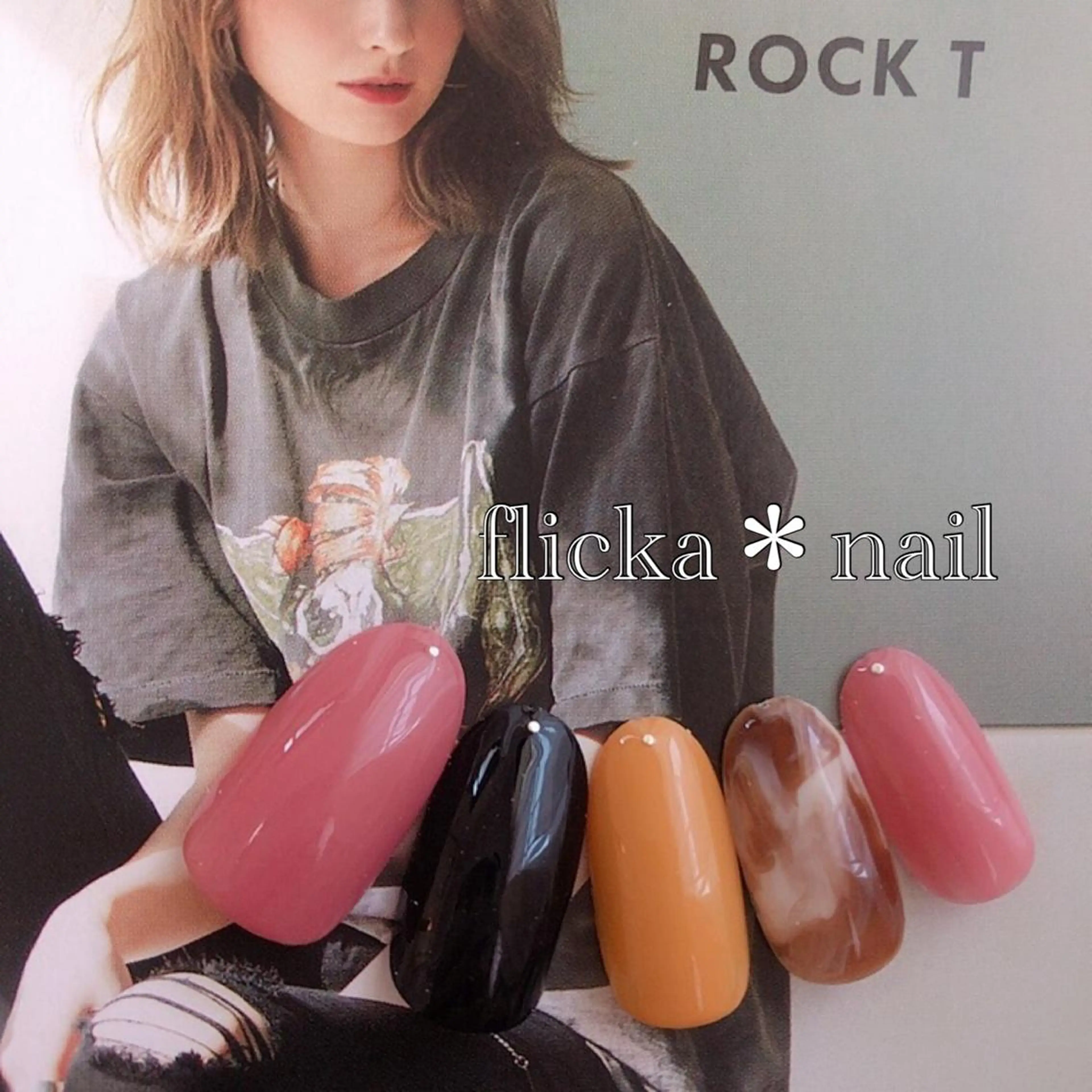 ネイル 大理石ネイル(マーブル) ハンドネイル flicka＊nail所属・flicka* nailのネイルデザイン