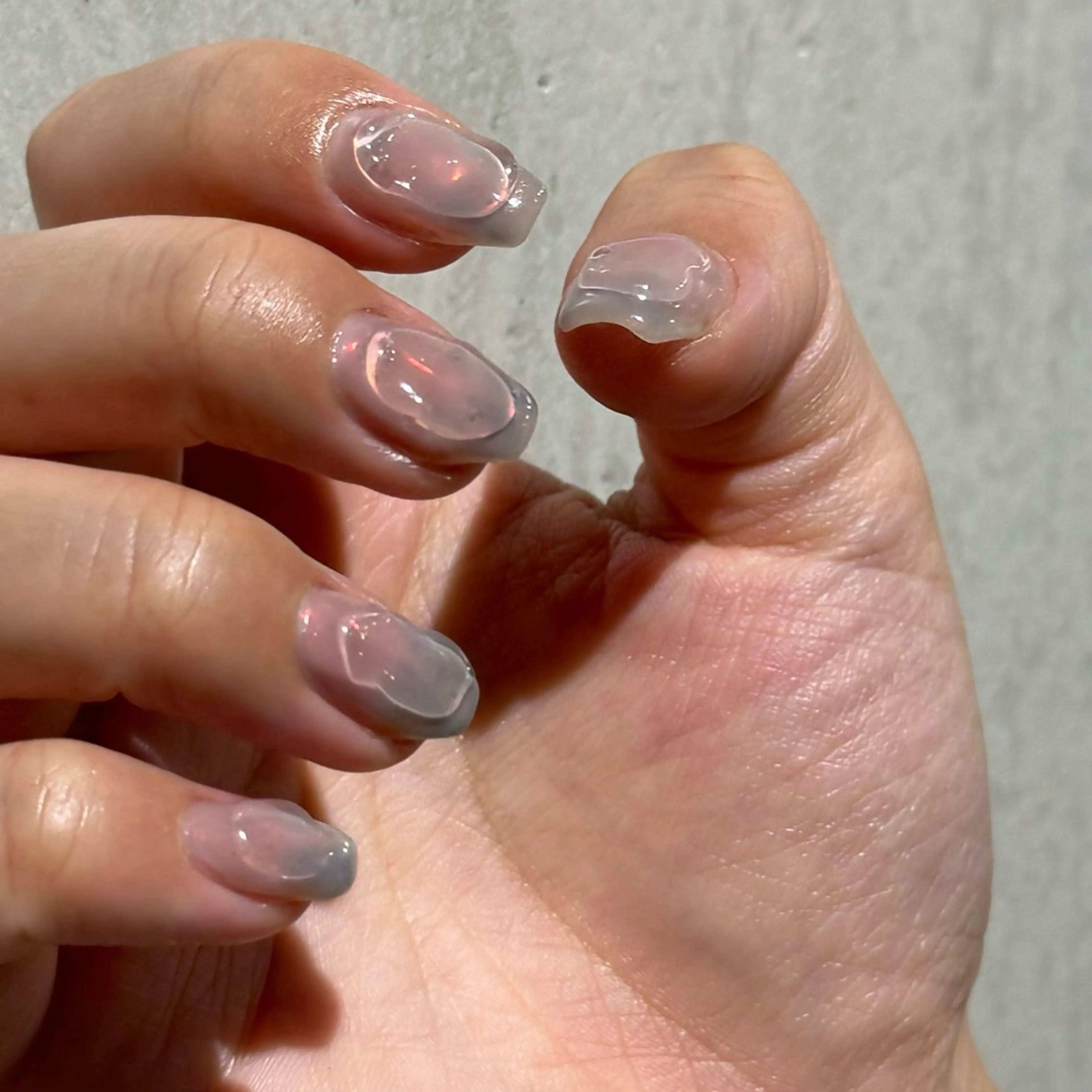 ネイル オーロラネイル ハンドネイル Tigris.所属・Tigris. sadamotoのネイルデザイン