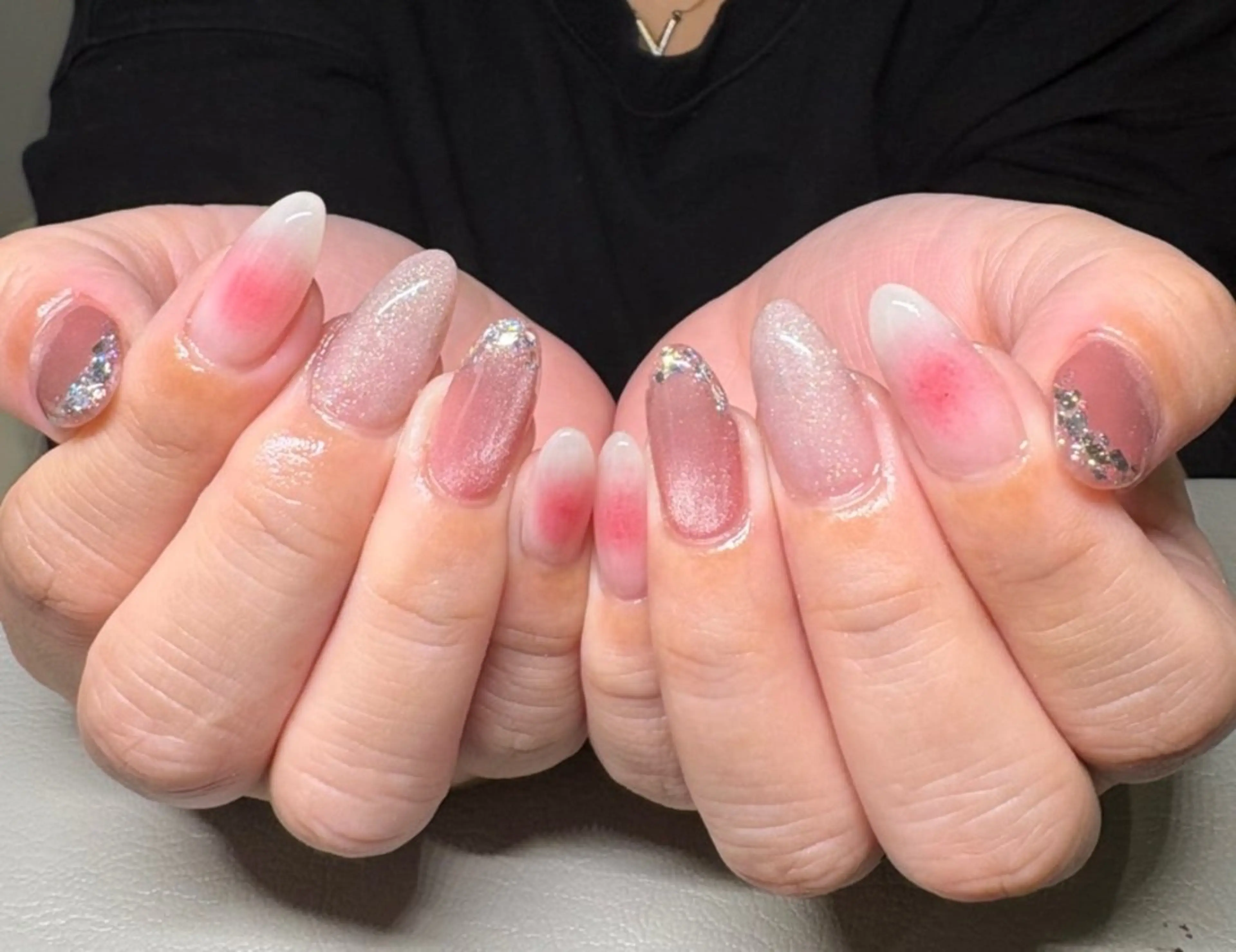 ネイル 持ち込み ハンドネイル Chaleur fleurのネイルデザイン