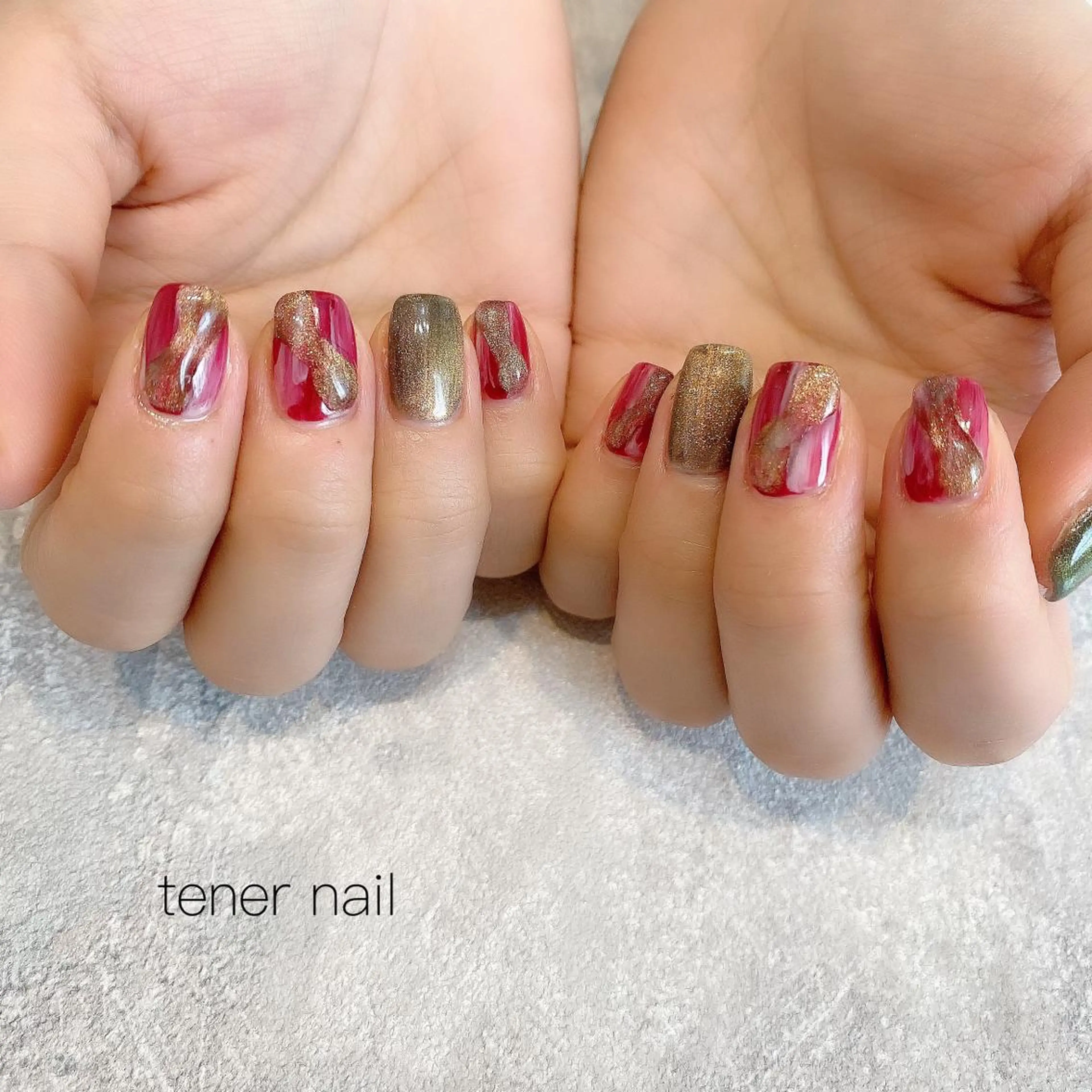 ネイル アートネイル マグネットネイル tener  nail  テネルネイル所属・テネルネイル tener nailのネイルデザイン