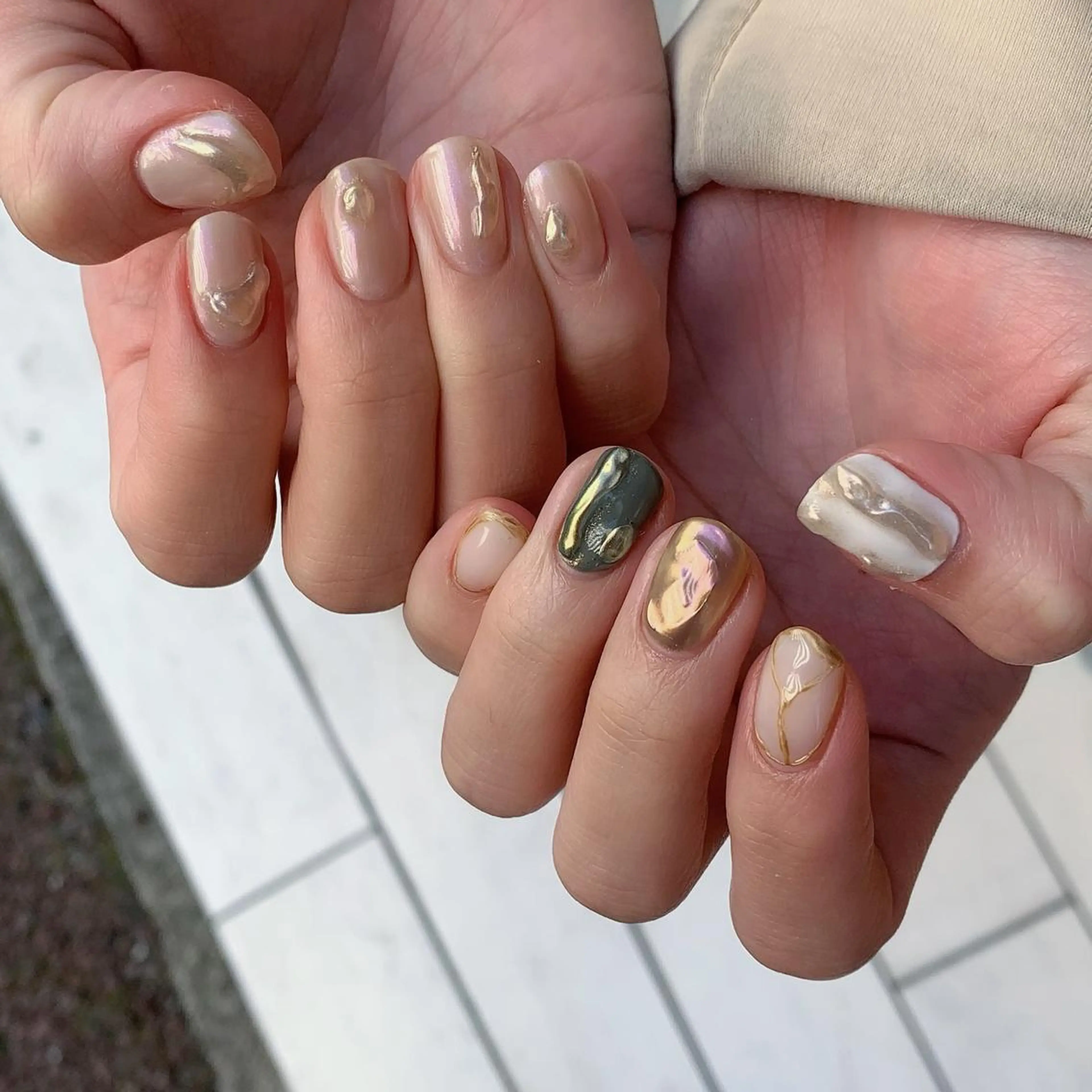 ネイル 持ち込み 鈴木 まゆのネイルデザイン