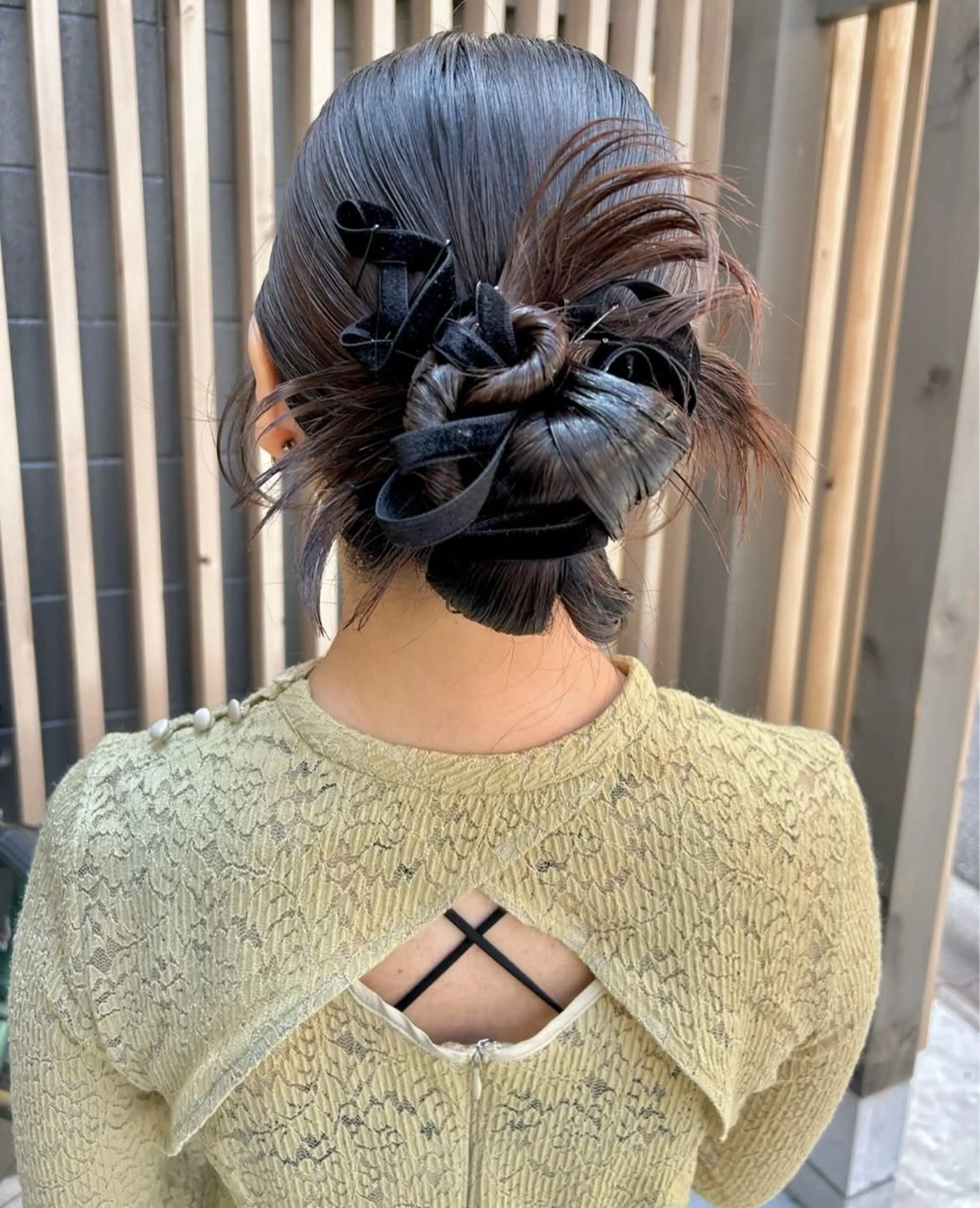 ヘアアレンジ ヘアセット BROUN®所属・江坂カットモデル nacaのヘアスタイル