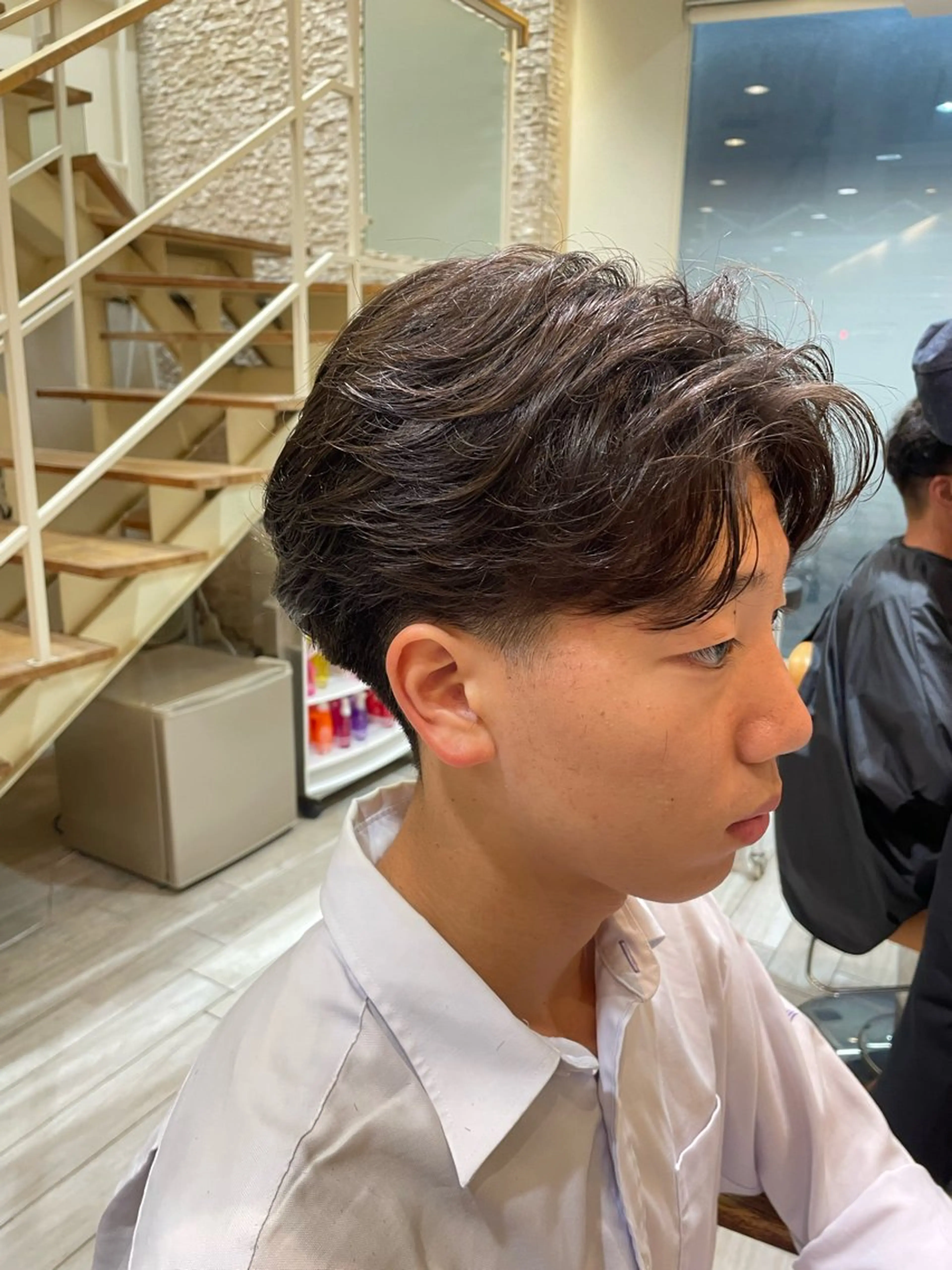 ショート パーマ メンズ メンズパーマ ニュアンスパーマ カット パーマ パーマ/フェード🔥 佐々木波人のヘアスタイル