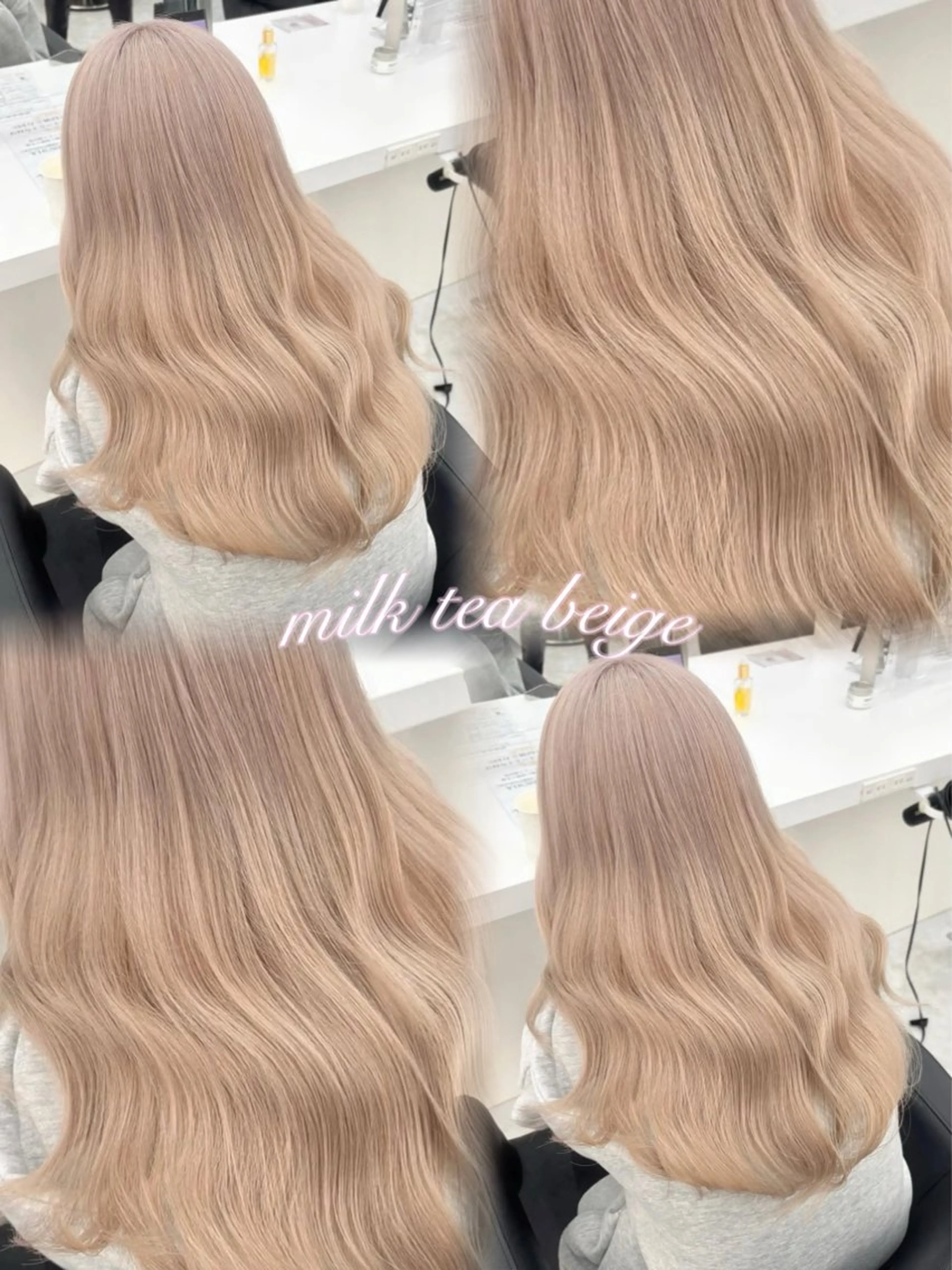 カラー ハイトーン/透明感 艶カラー/SAKI‎のヘアスタイル