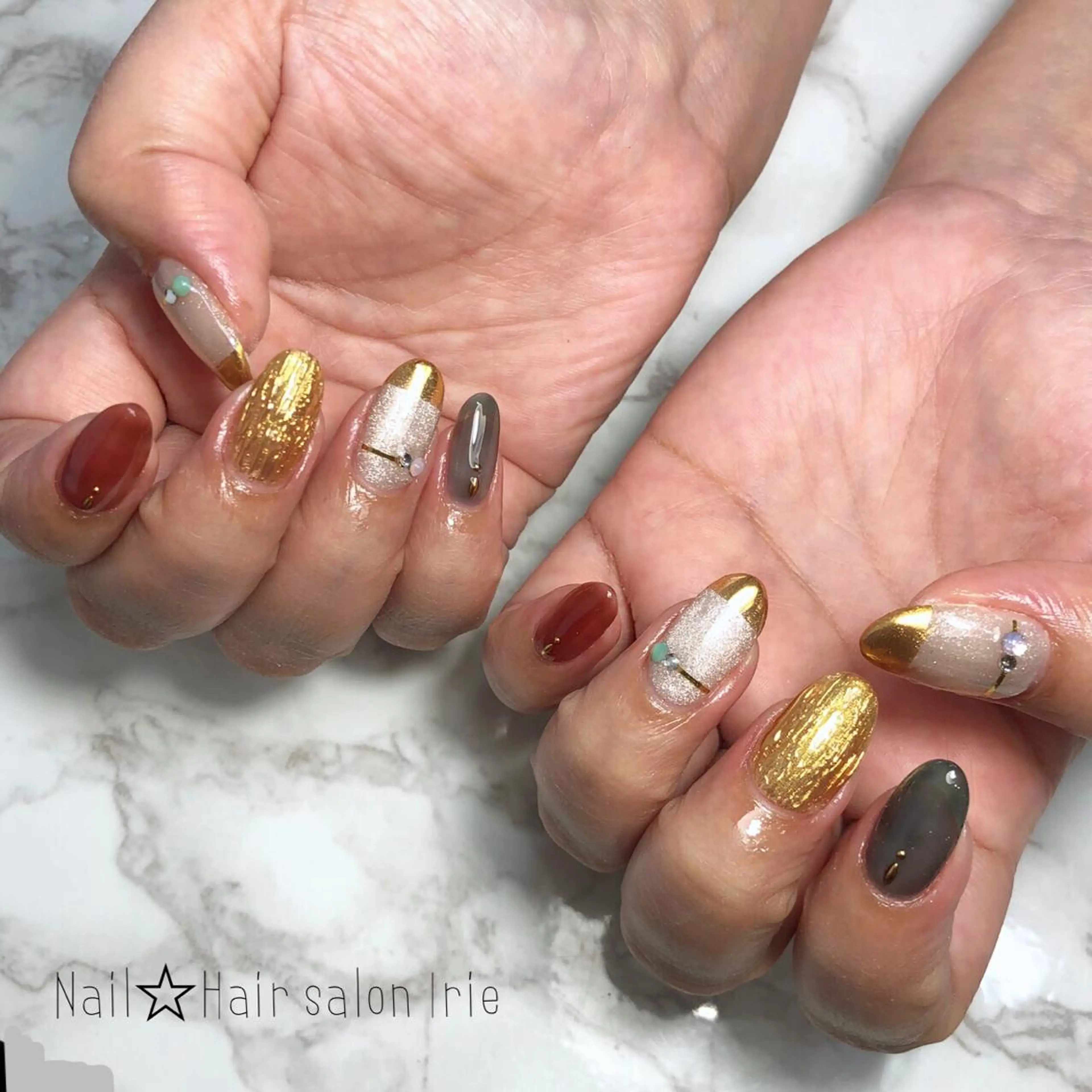 ネイル Hair salon Irie所属・與儀 知佳のネイルデザイン