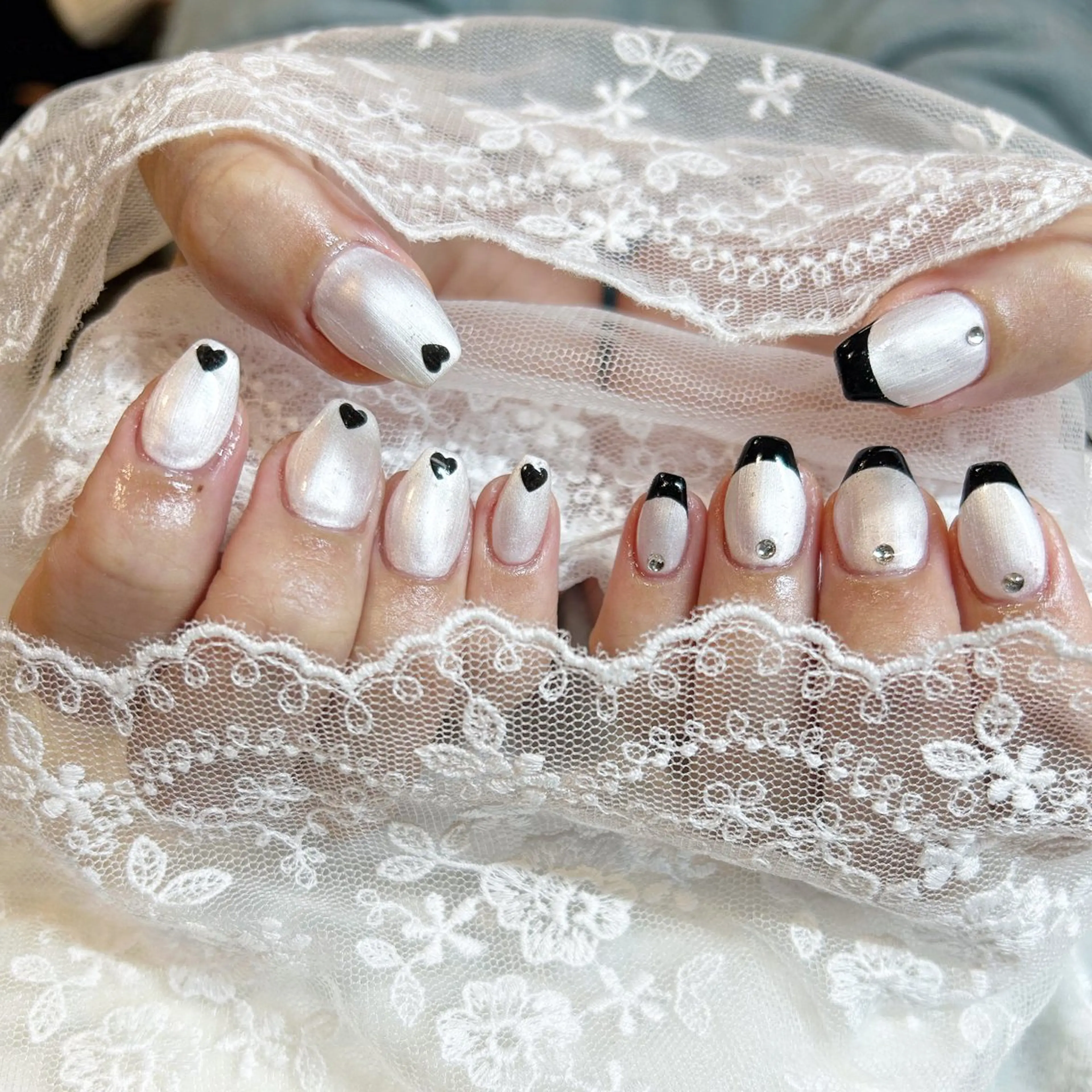 ネイル 韓国ネイル ハンドネイル フットネイル Minami 🍓のネイルデザイン