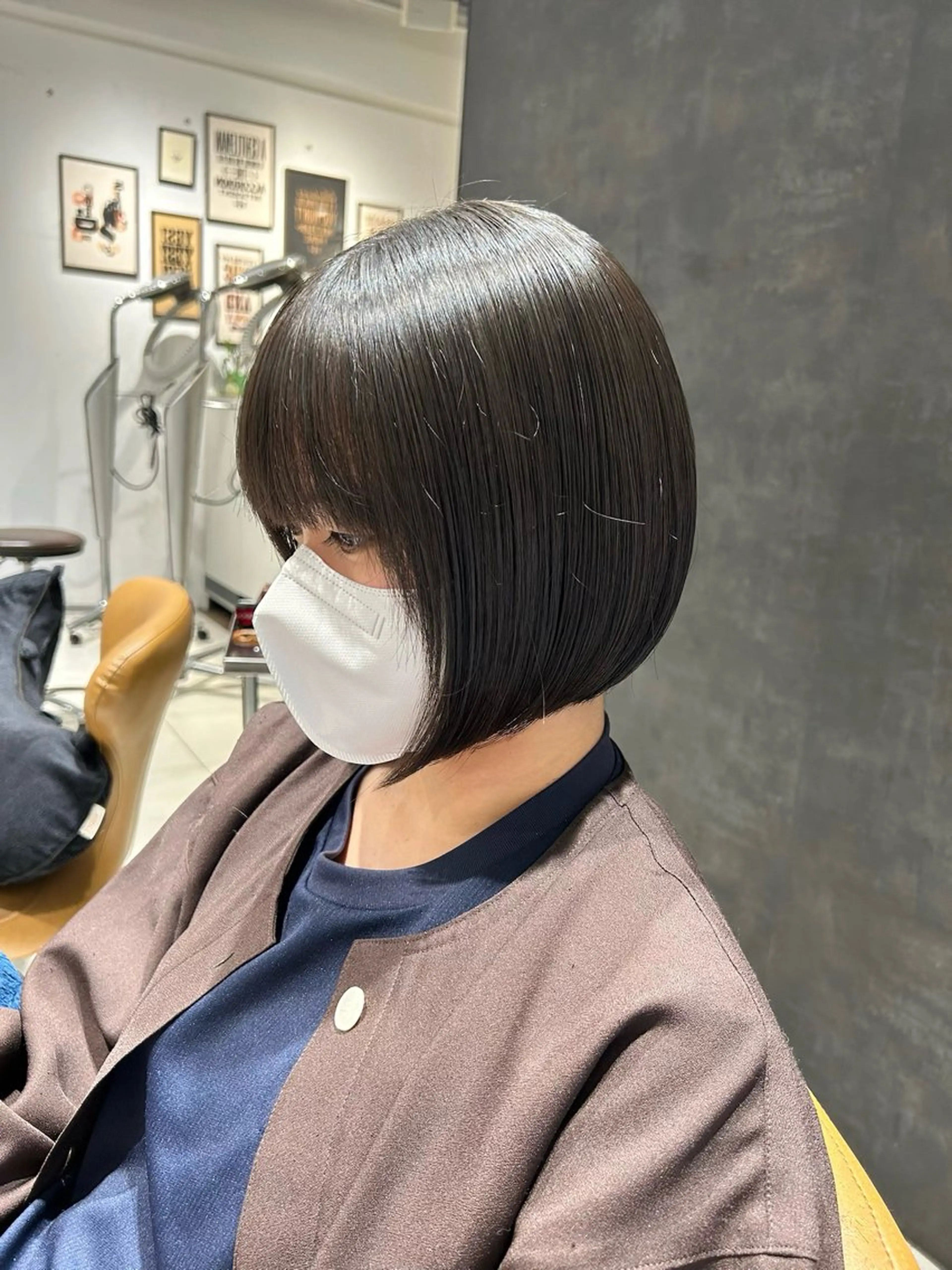 🍀ナチュラル仕上げ🍀カット+前髪縮毛の写真