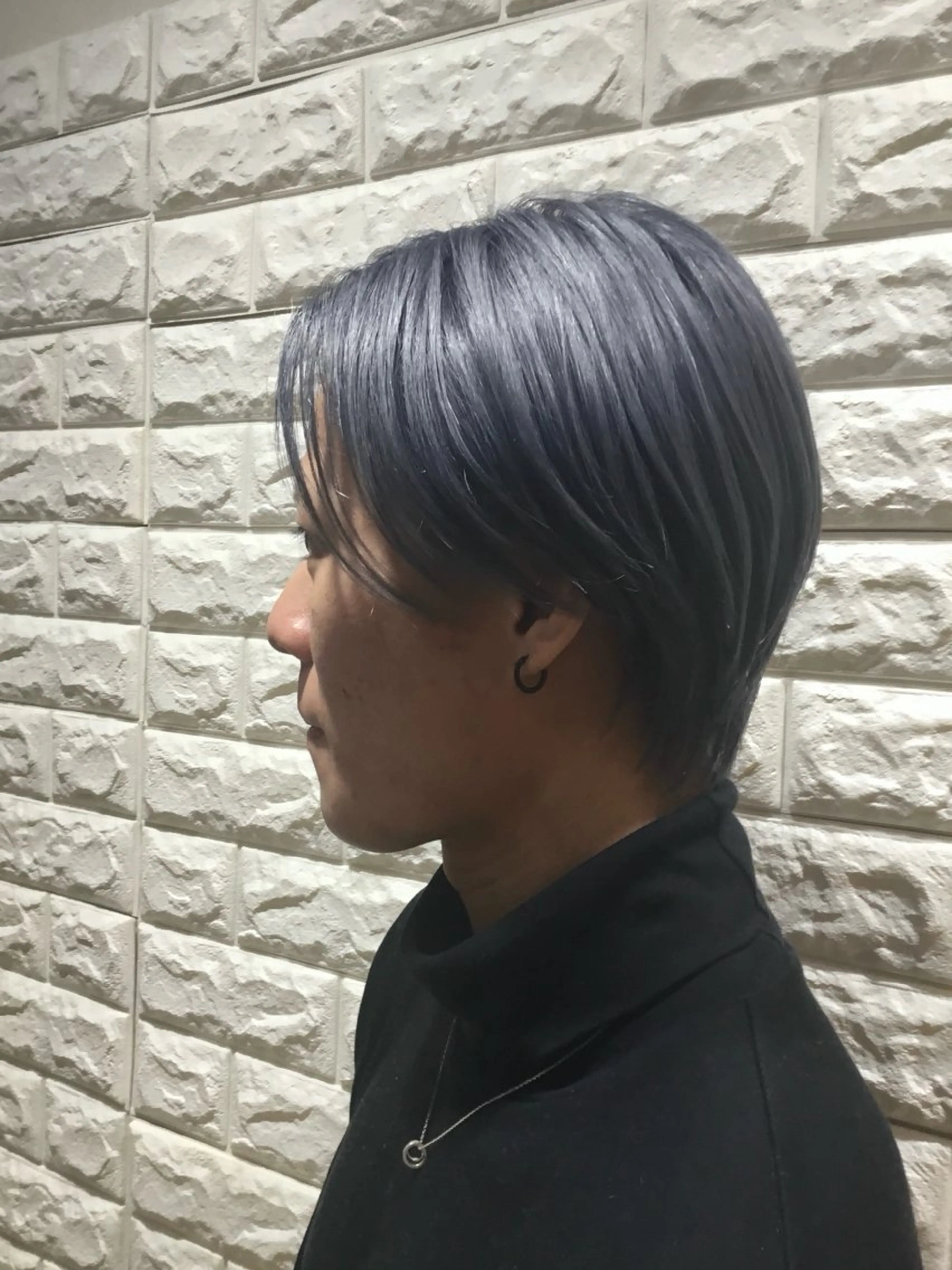 12月限定!ペール系ダブルカラー(ブリーチ)➕メンズカットの写真