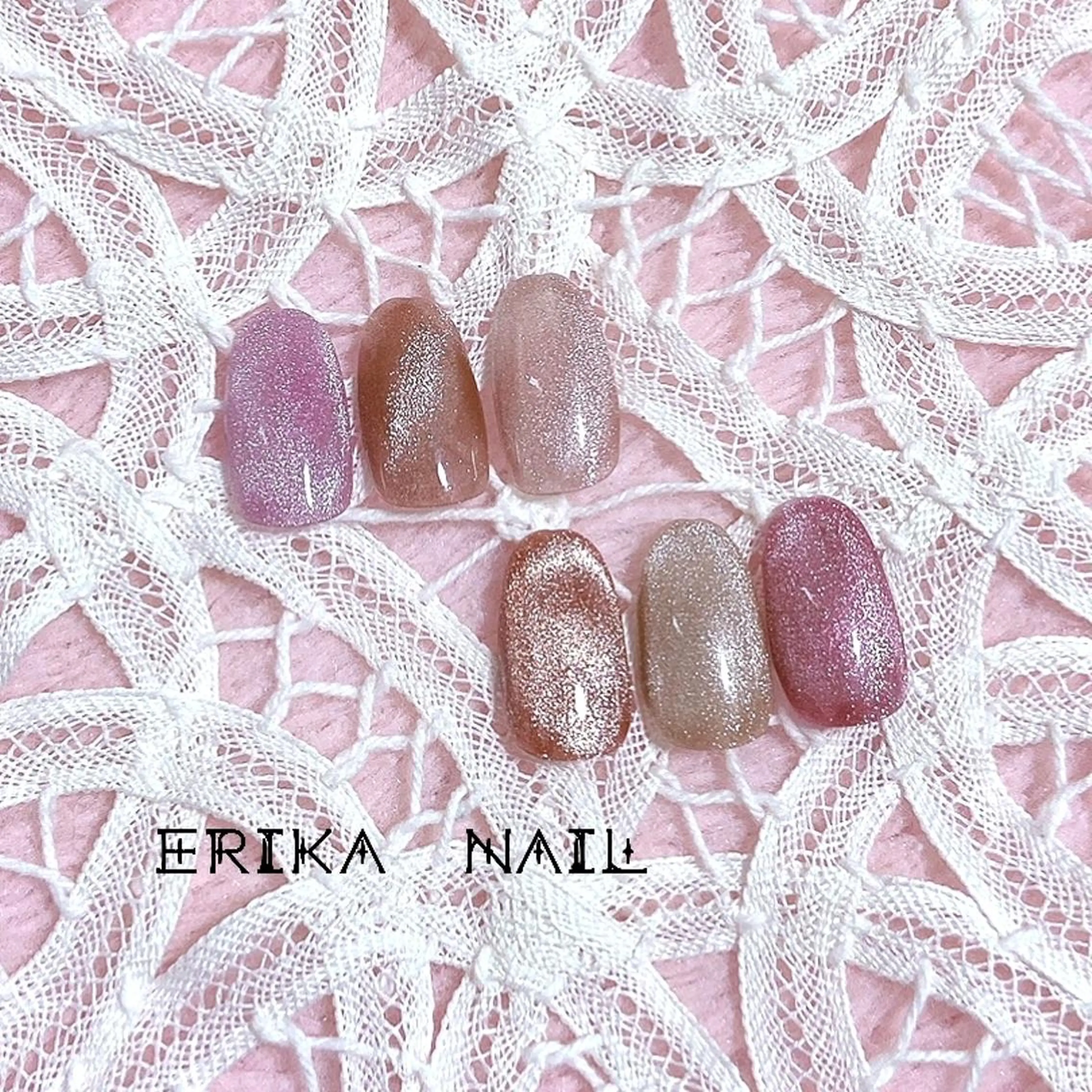 ネイル アートネイル マグネットネイル NAKAJIMA ERIKAのネイルデザイン