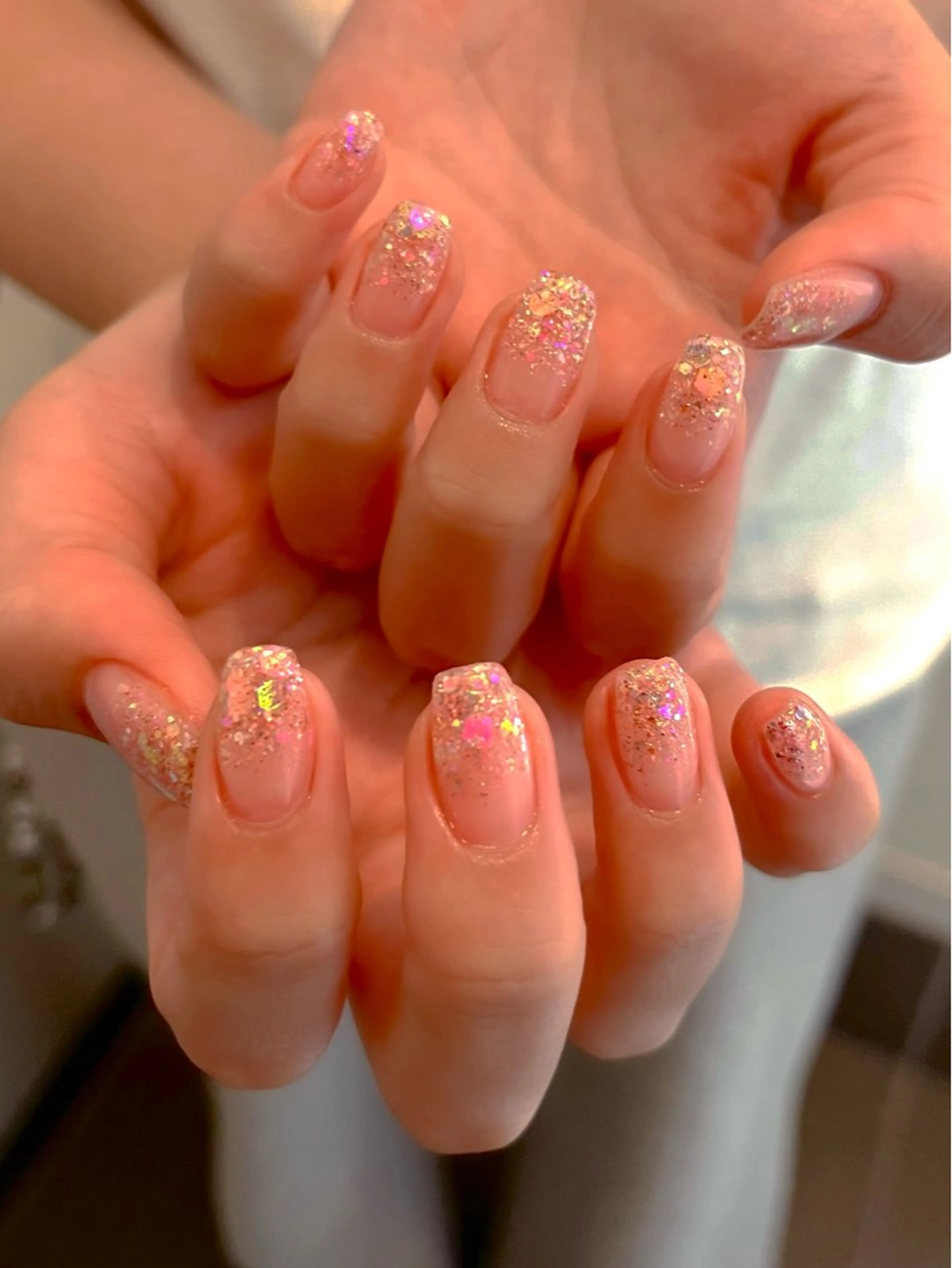 ネイル フットネイル キラキラネイル マグネットネイル ワンカラーネイル スカルプネイル nine.🦋 YUKOのネイルデザイン