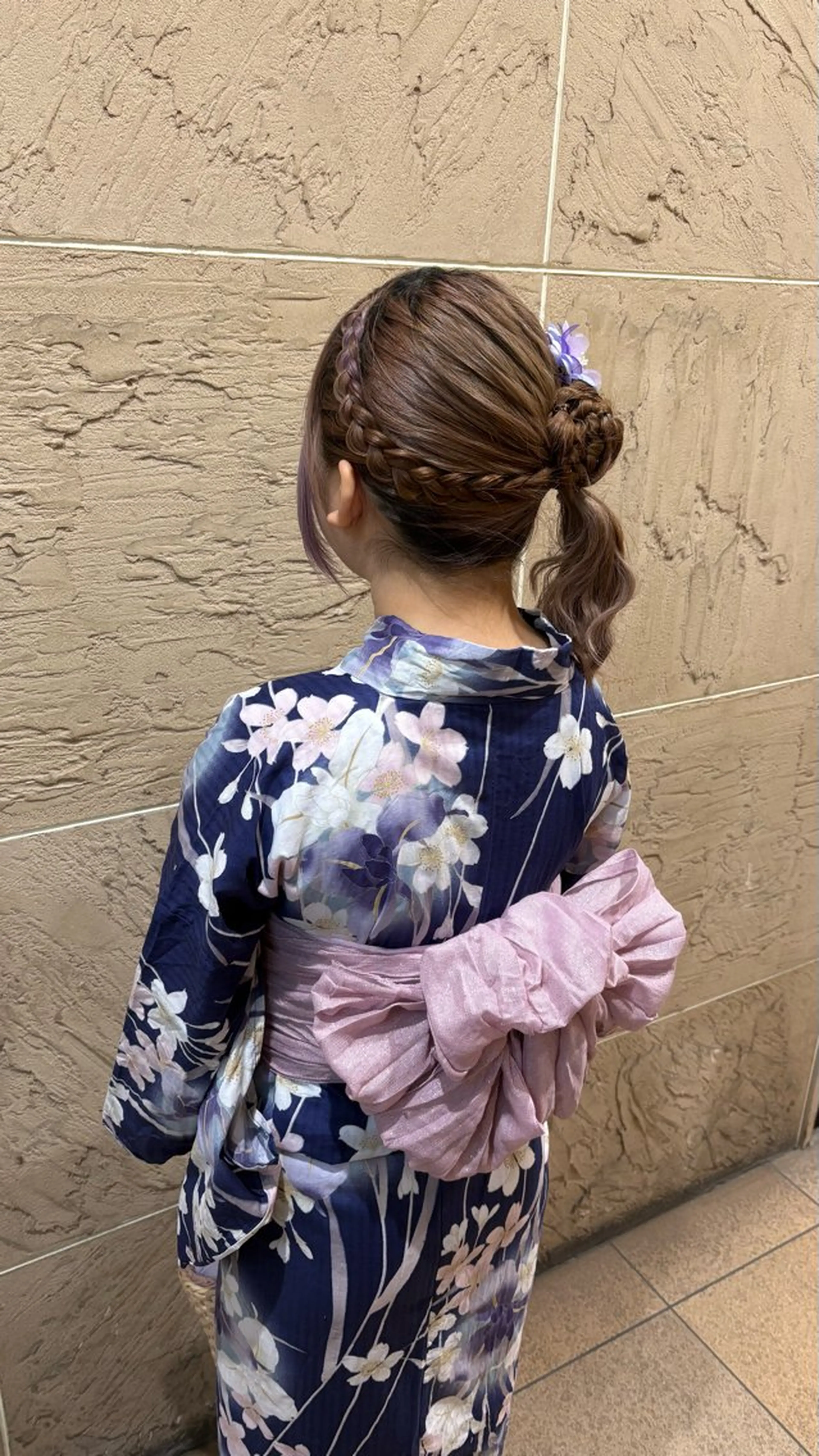 セミロング ヘアアレンジ 菊地 紗矢のヘアスタイル