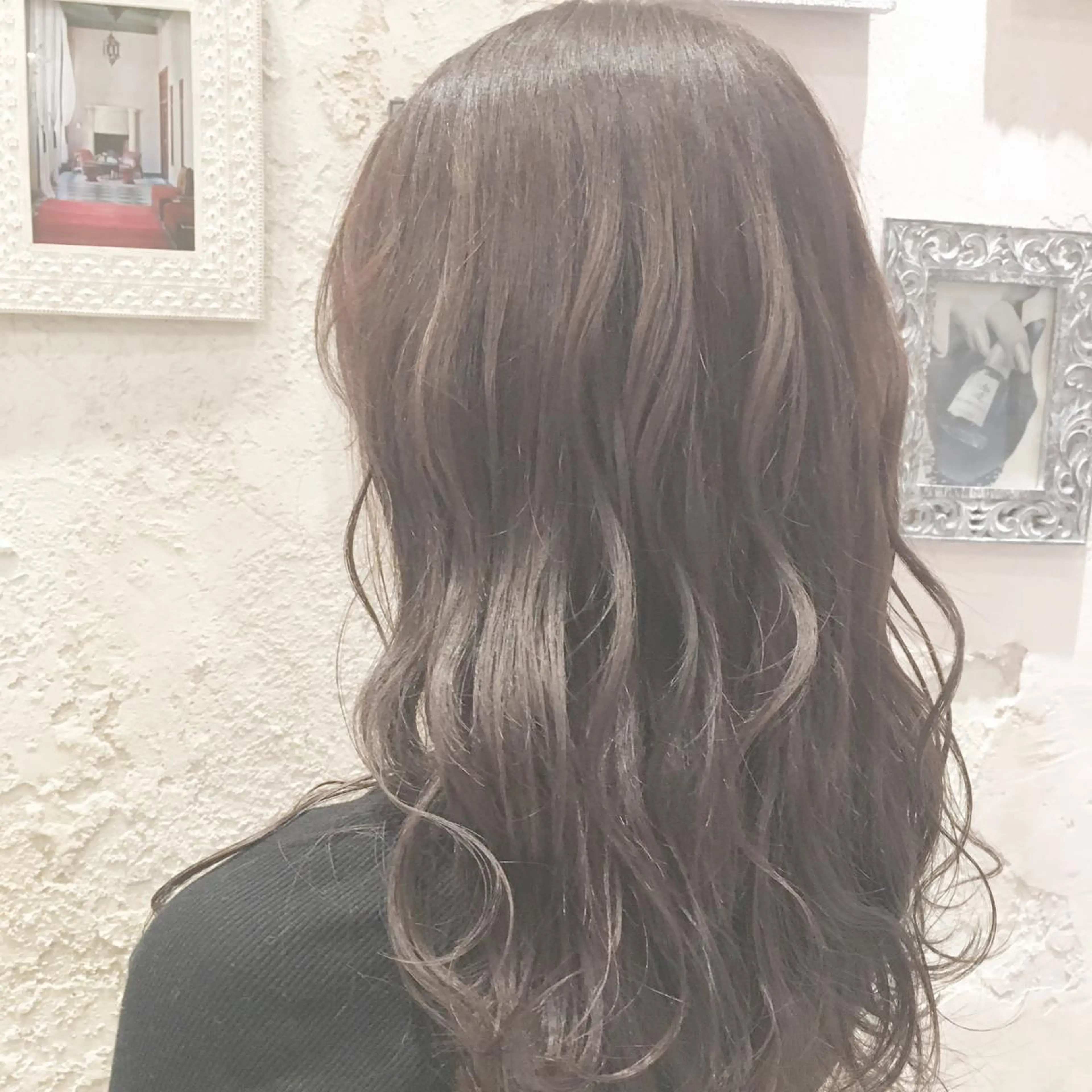 セミロング カラー Puamelia 名古屋所属・韓国風ヘア✻透明感 カラー✻yukaのヘアスタイル