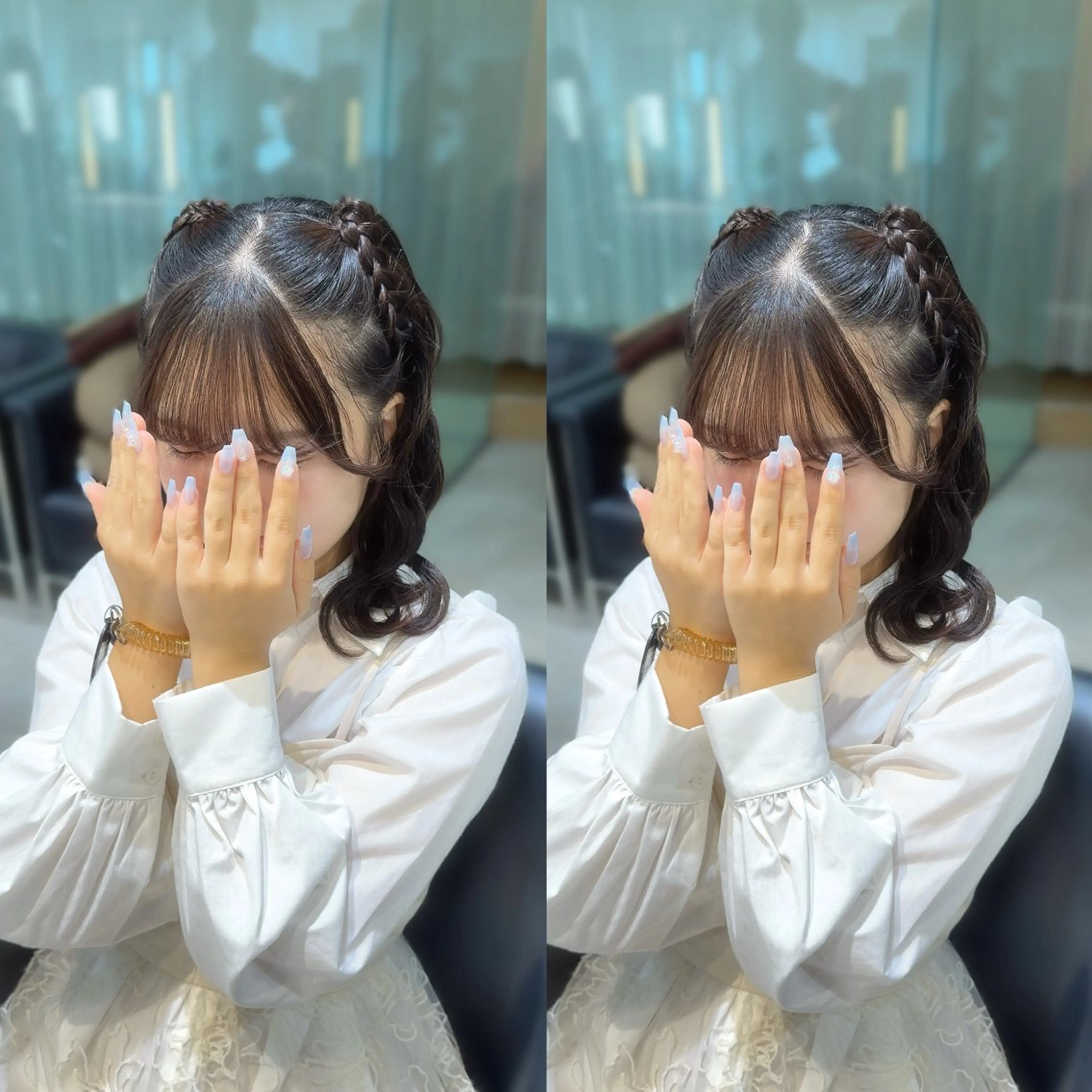 ミディアム ヘアアレンジ ヘアセット Nagi /艶カラー /ヘアメ/メンズのヘアスタイル