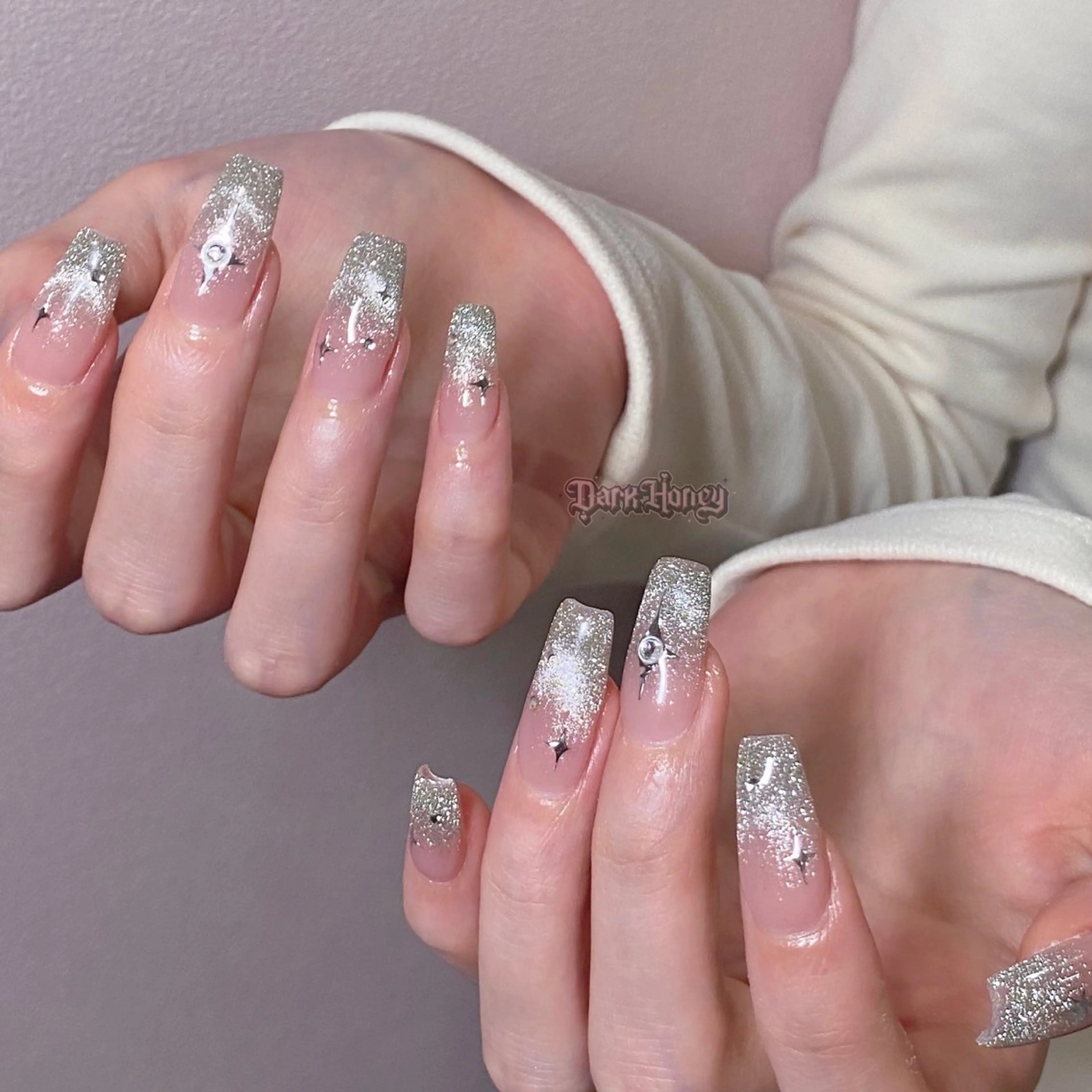 ネイル ハンドネイル Dark honey スカルプ専門原宿店のネイルデザイン