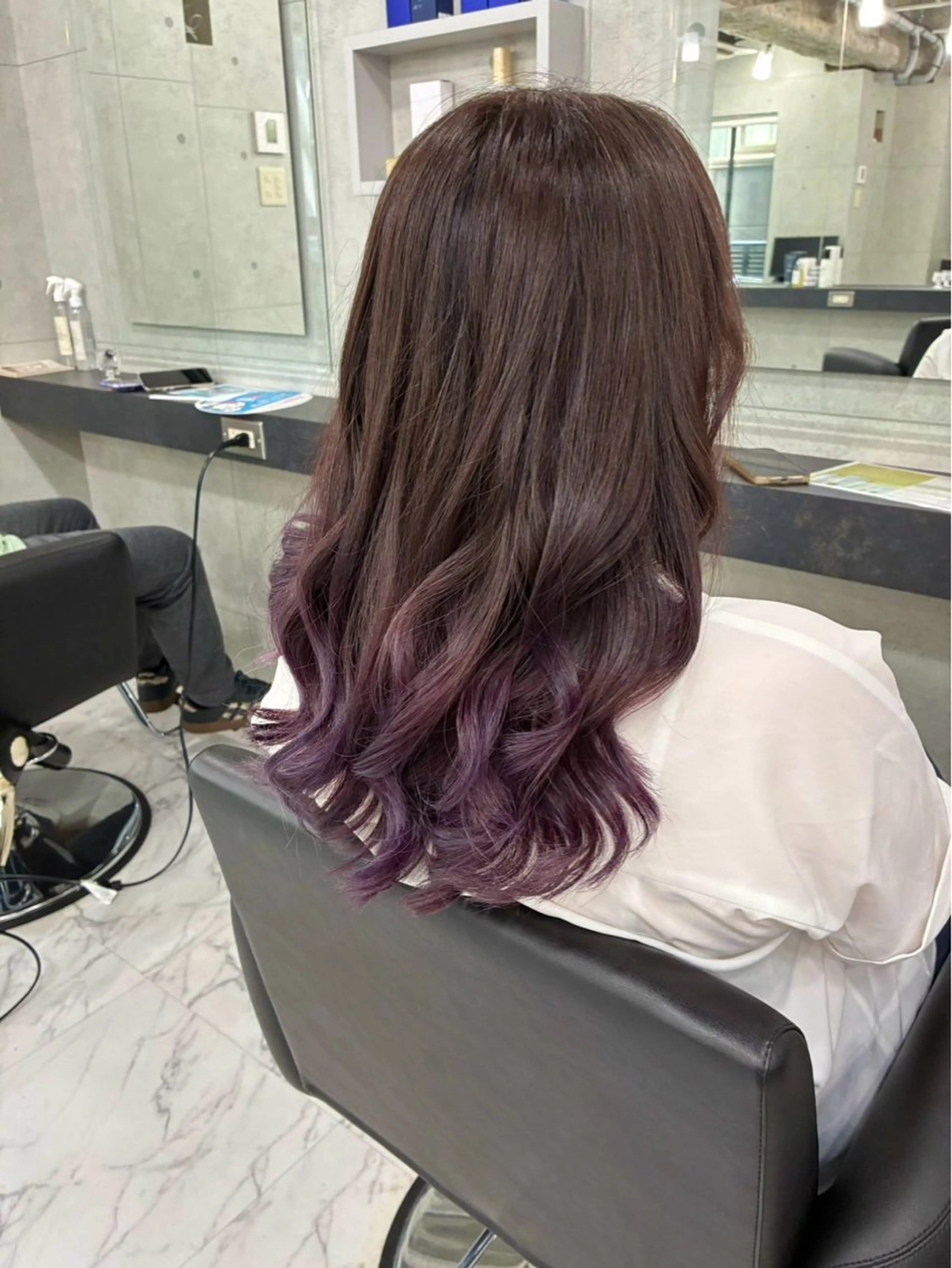 ロング カラー カット ヘアカラー Endearing所属・Endearing 北澤那未🌟銀座のヘアスタイル