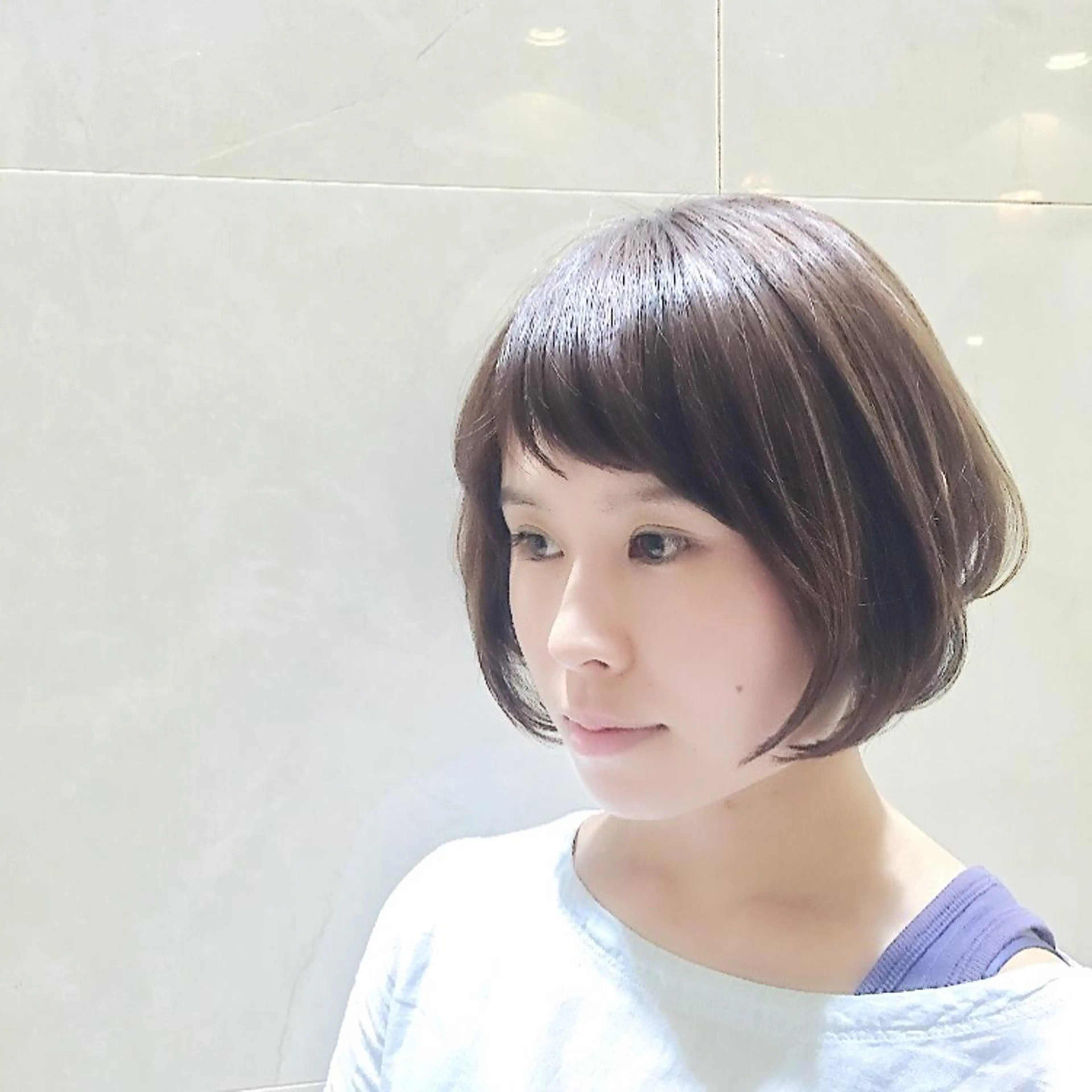 ショート ミディアム カラー 川間 将彦のヘアスタイル