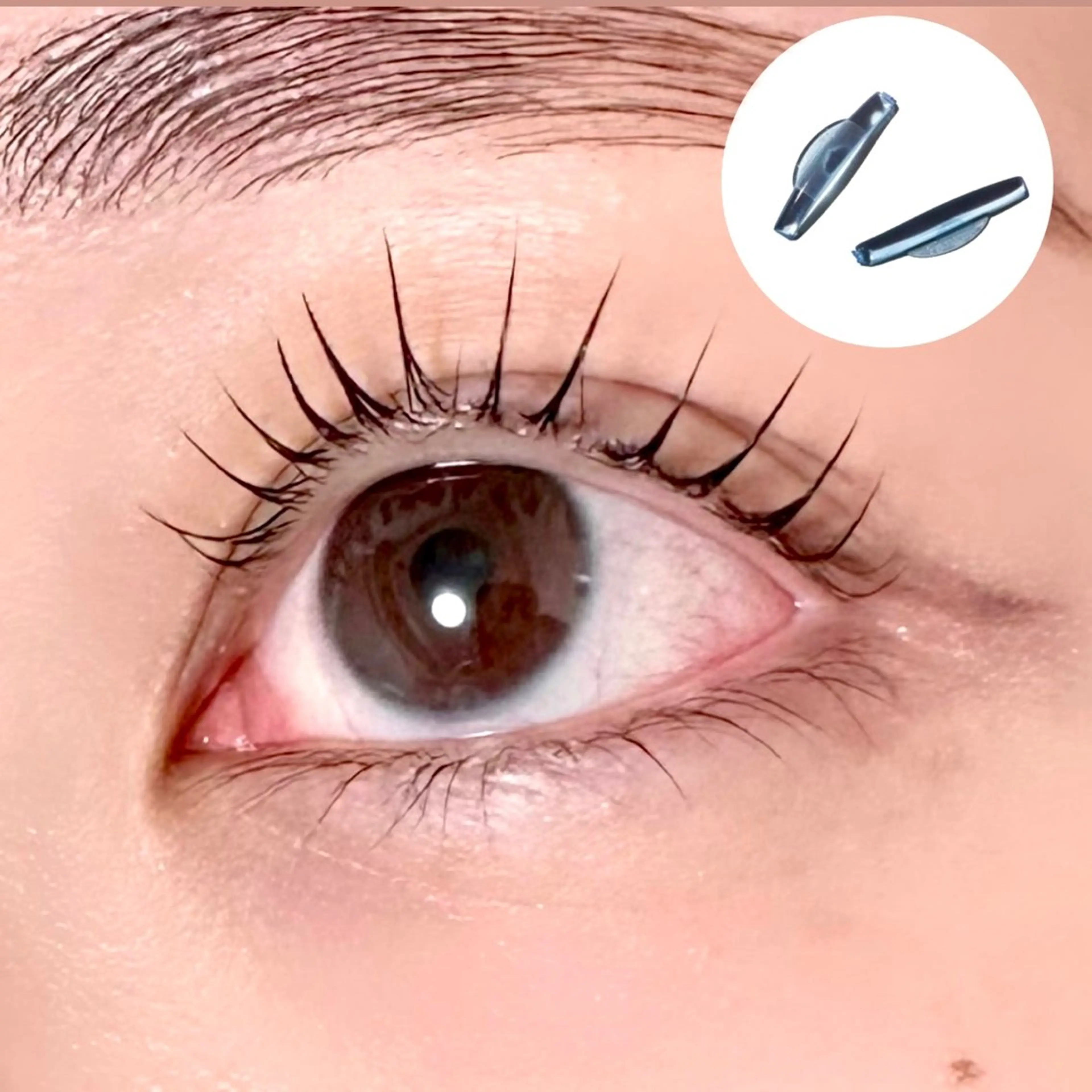 マツエク・マツパ 束感まつ毛 韓国風マツエク パリジェンヌラッシュリフト まつげパーマ 一重×まつ毛パーマ 渋谷／束感まつげ パーマ／YUKIのマツエク・マツパデザイン