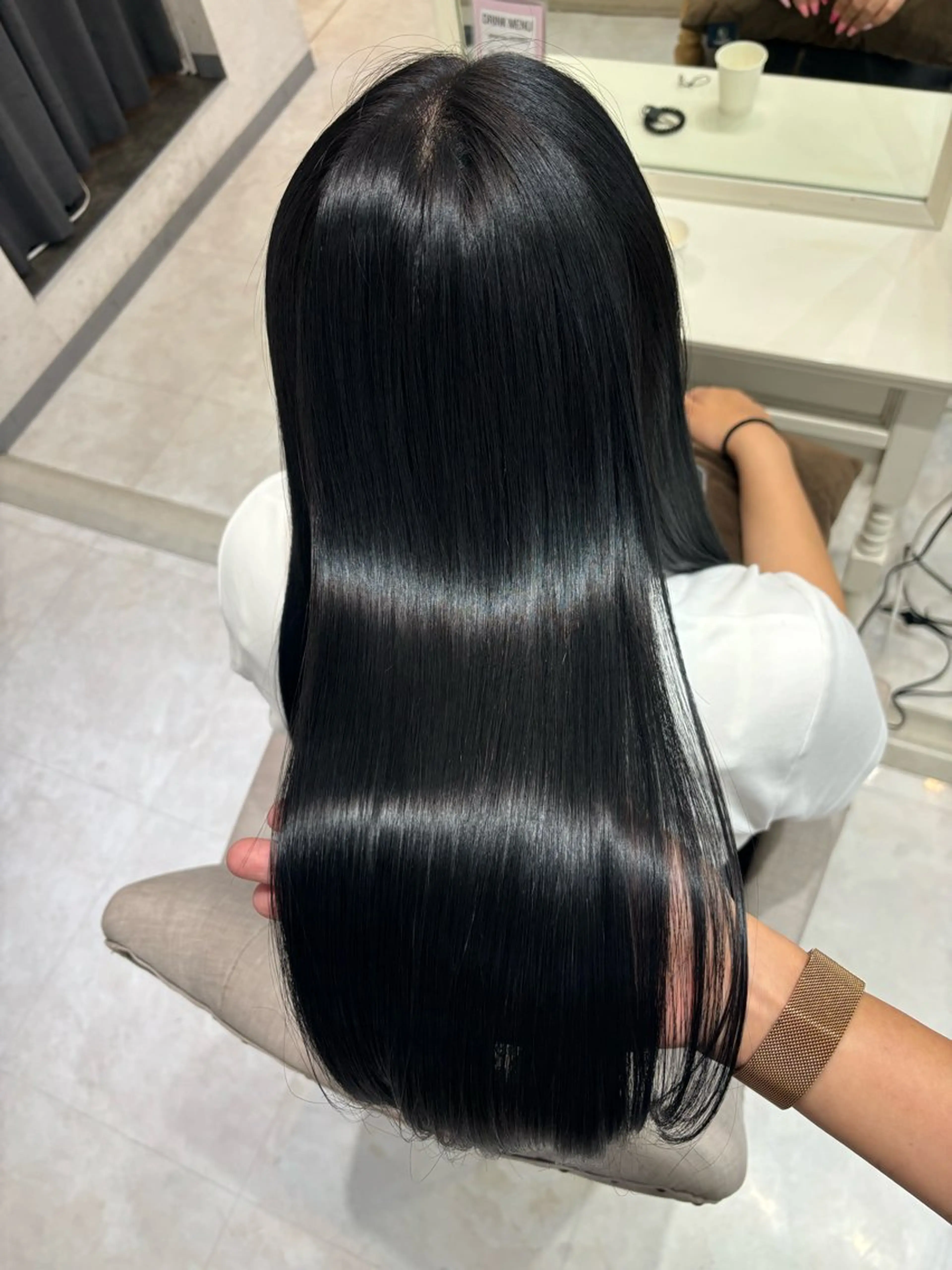 ロング カラー 巻ける縮毛矯正 Sachi🐰のヘアスタイル