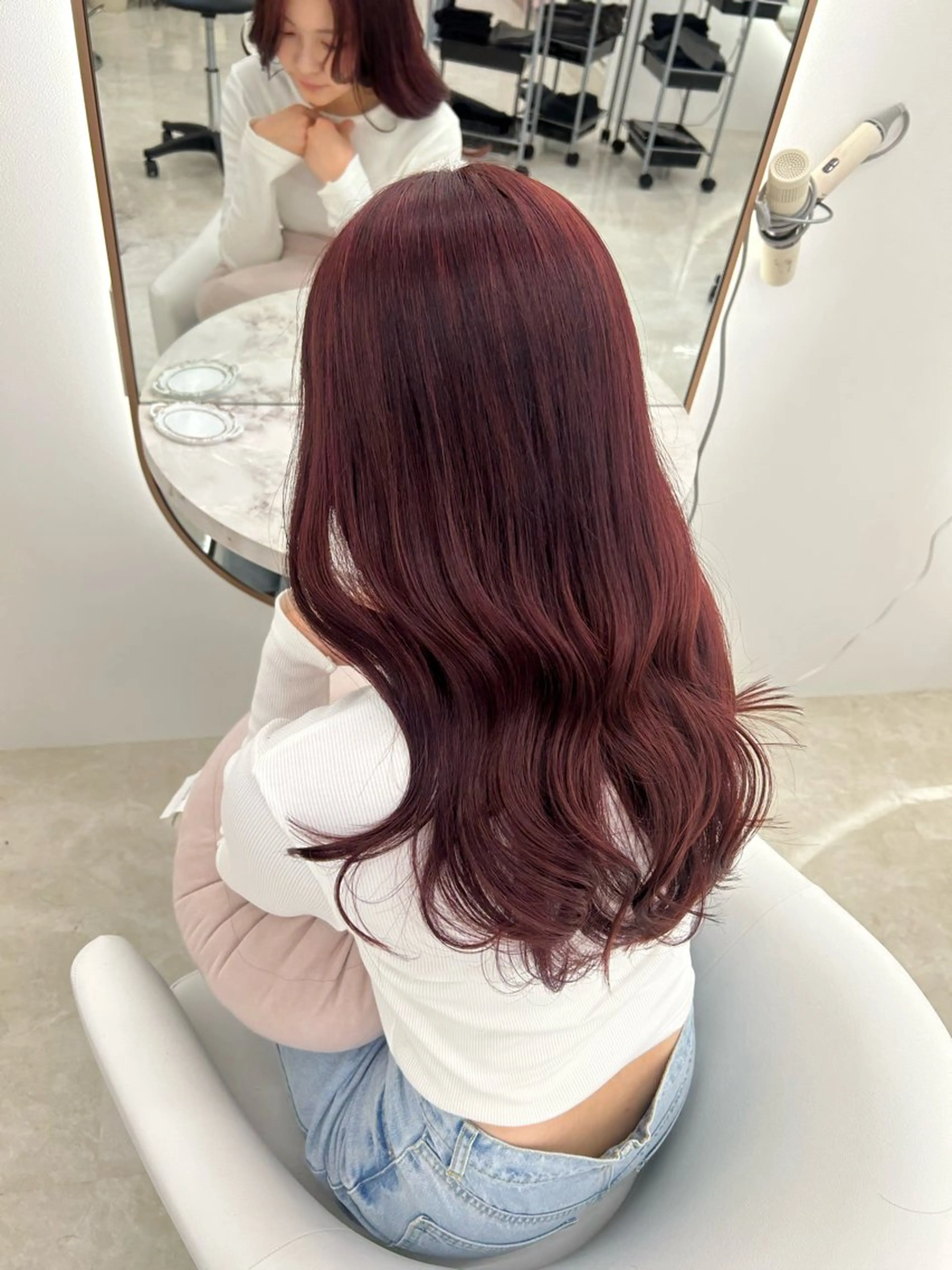 カラー ヘアカラー 暖色/艶カラー/ エクステ/ユリヤのヘアスタイル