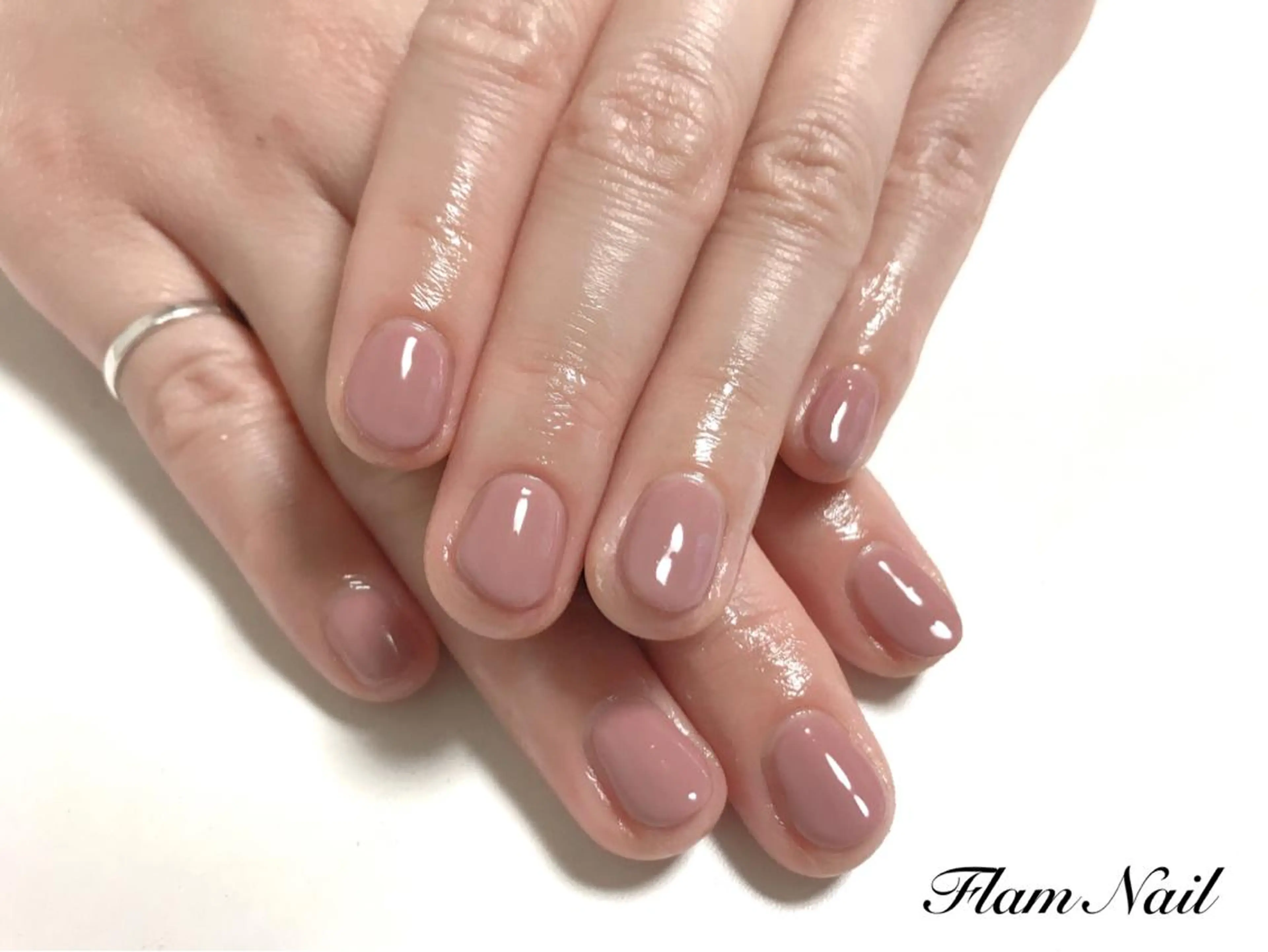 ネイル ピンク Flam Nailのネイルデザイン