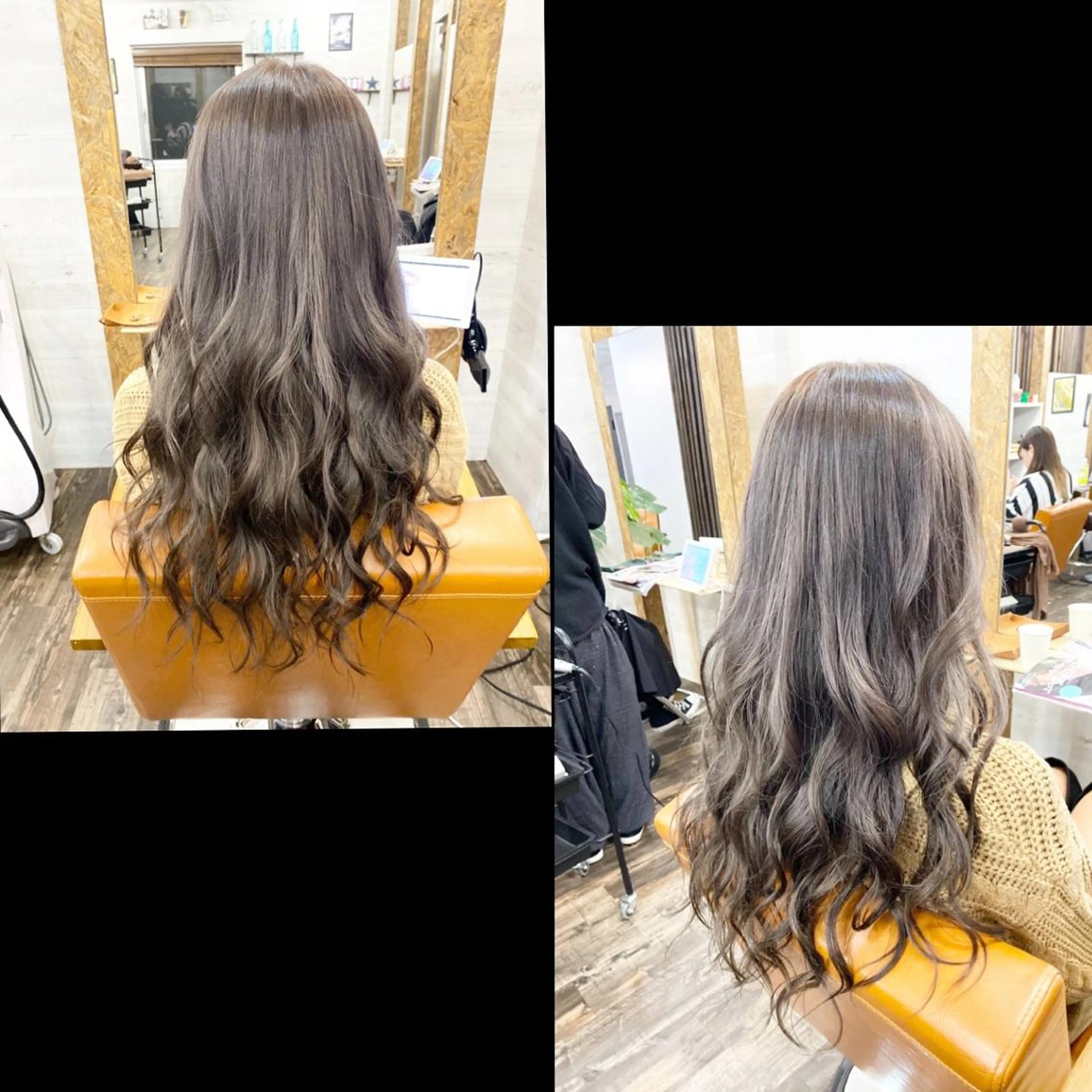 ロング カラー ✯カラー&編み込み エクステ✯池田智博✯のヘアスタイル