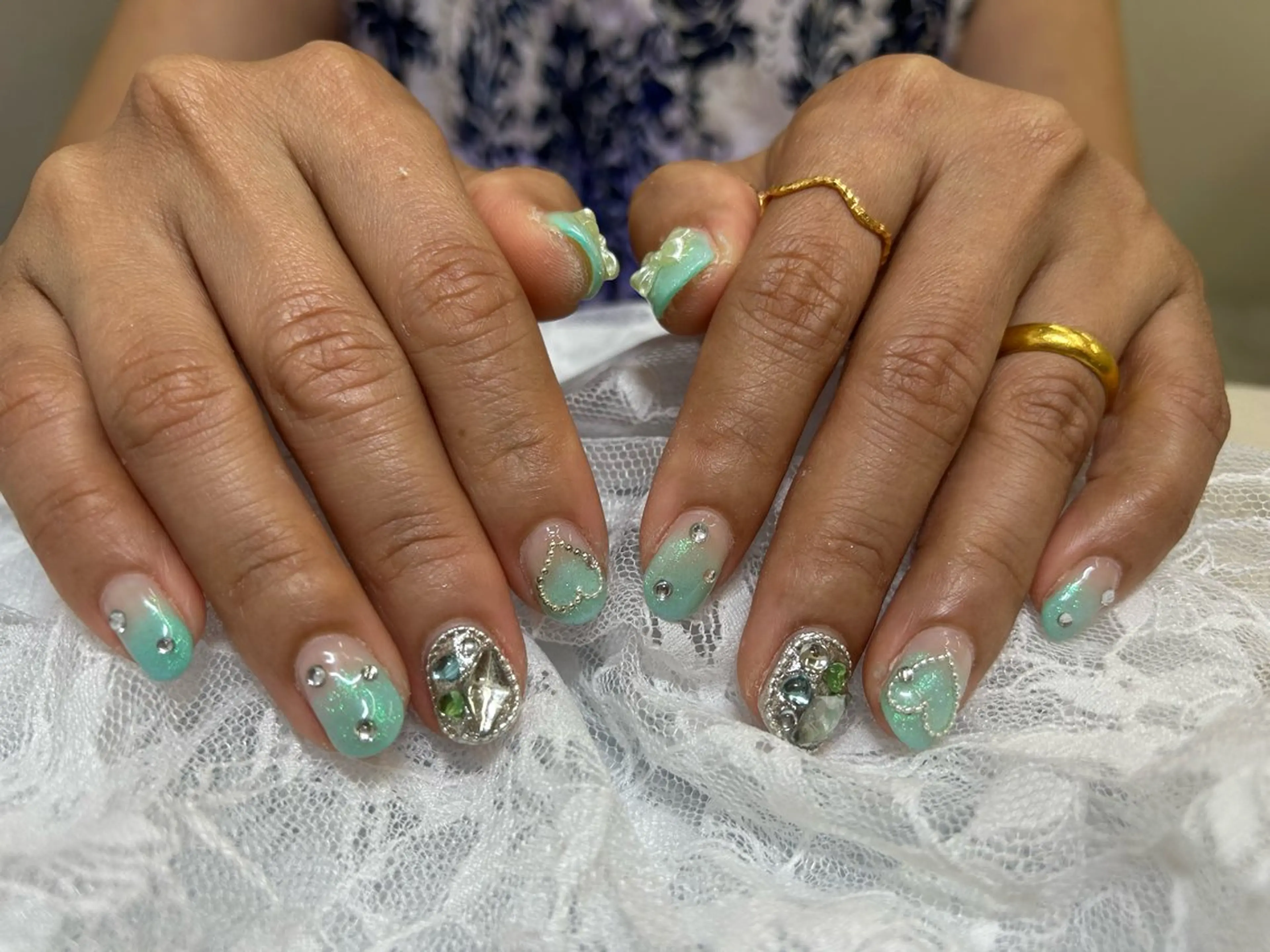 ネイル ハンドネイル AIushe平井店 ななみのネイルデザイン