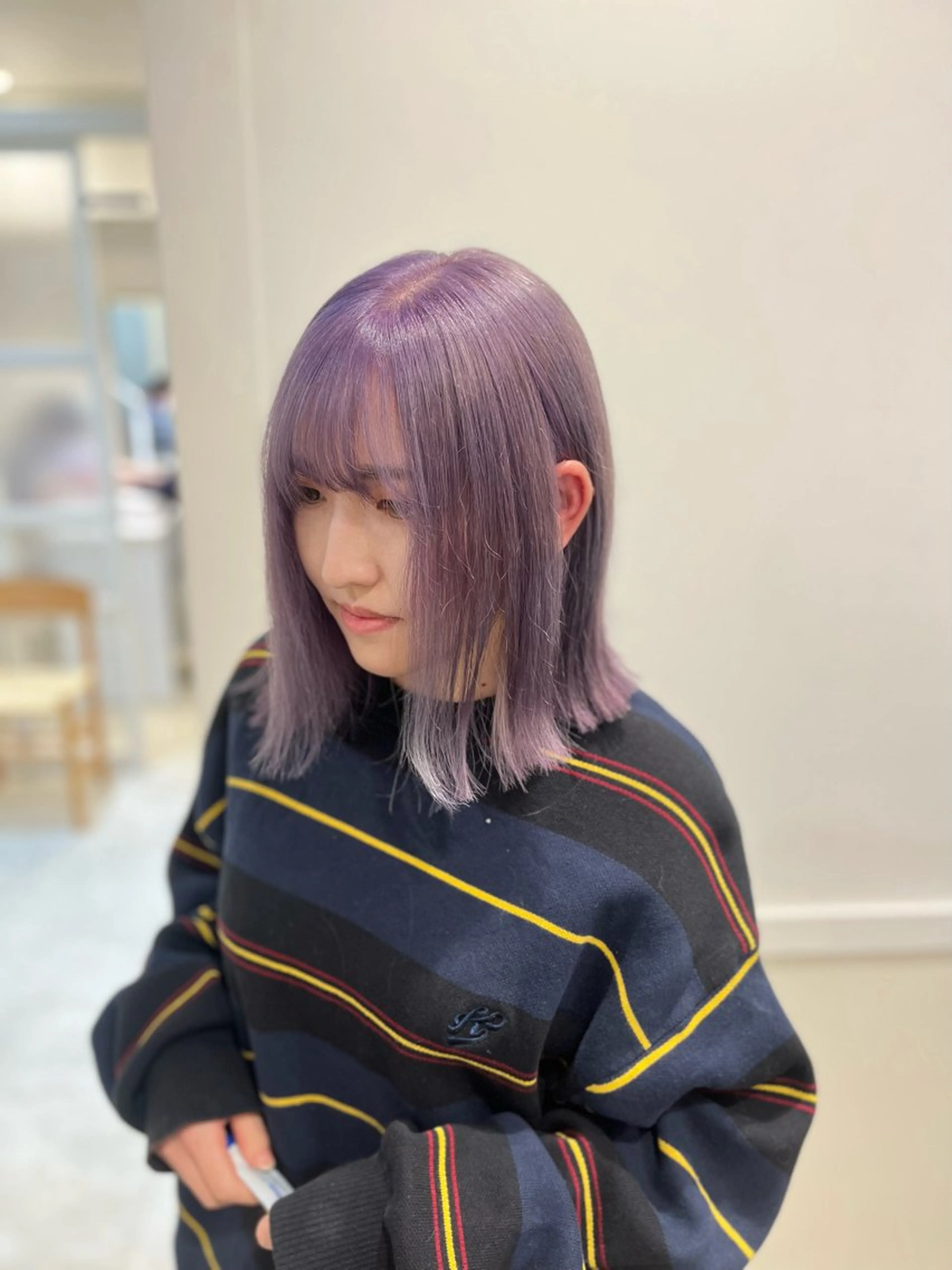 ミディアム カラー ヘアカラー トリートメント Go   Today シェアサロン　横浜店所属・【ただの天才 🎨】のヘアスタイル