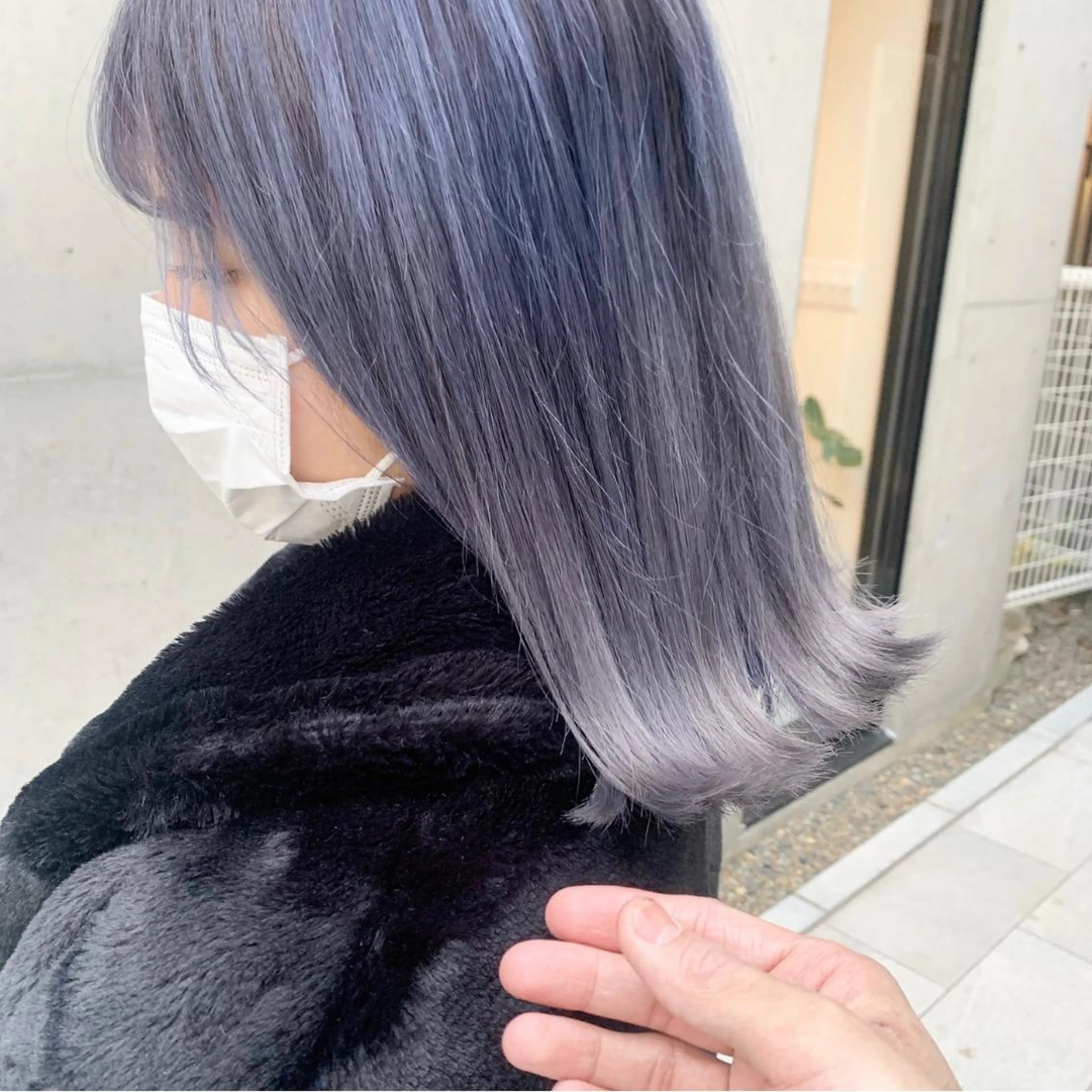 ミディアム カラー ヘアアレンジ ハイトーン/美髪矯正 🍃大江拓実のヘアスタイル