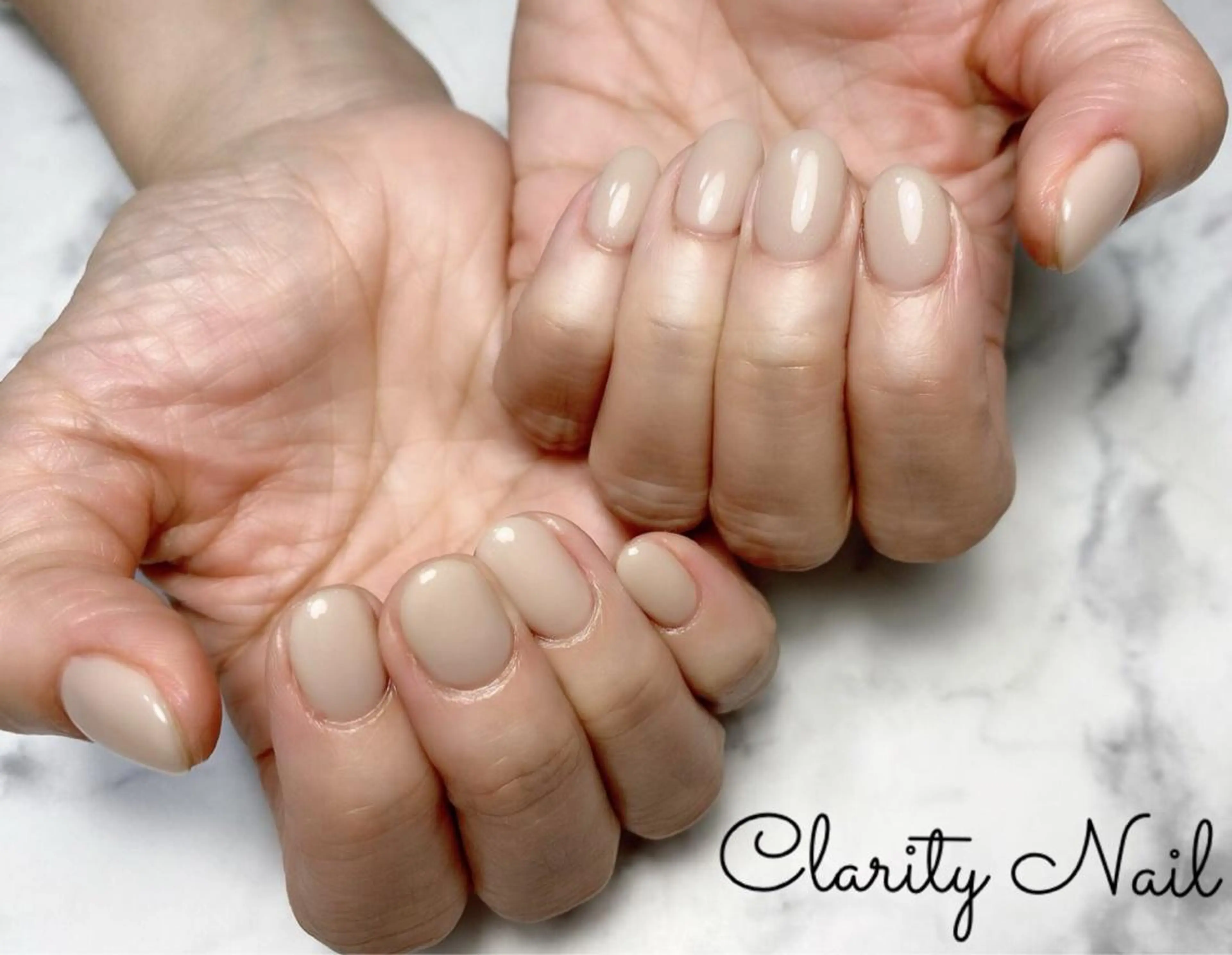 ネイル ワンカラーネイル ハンドネイル Clarity Nailのネイルデザイン