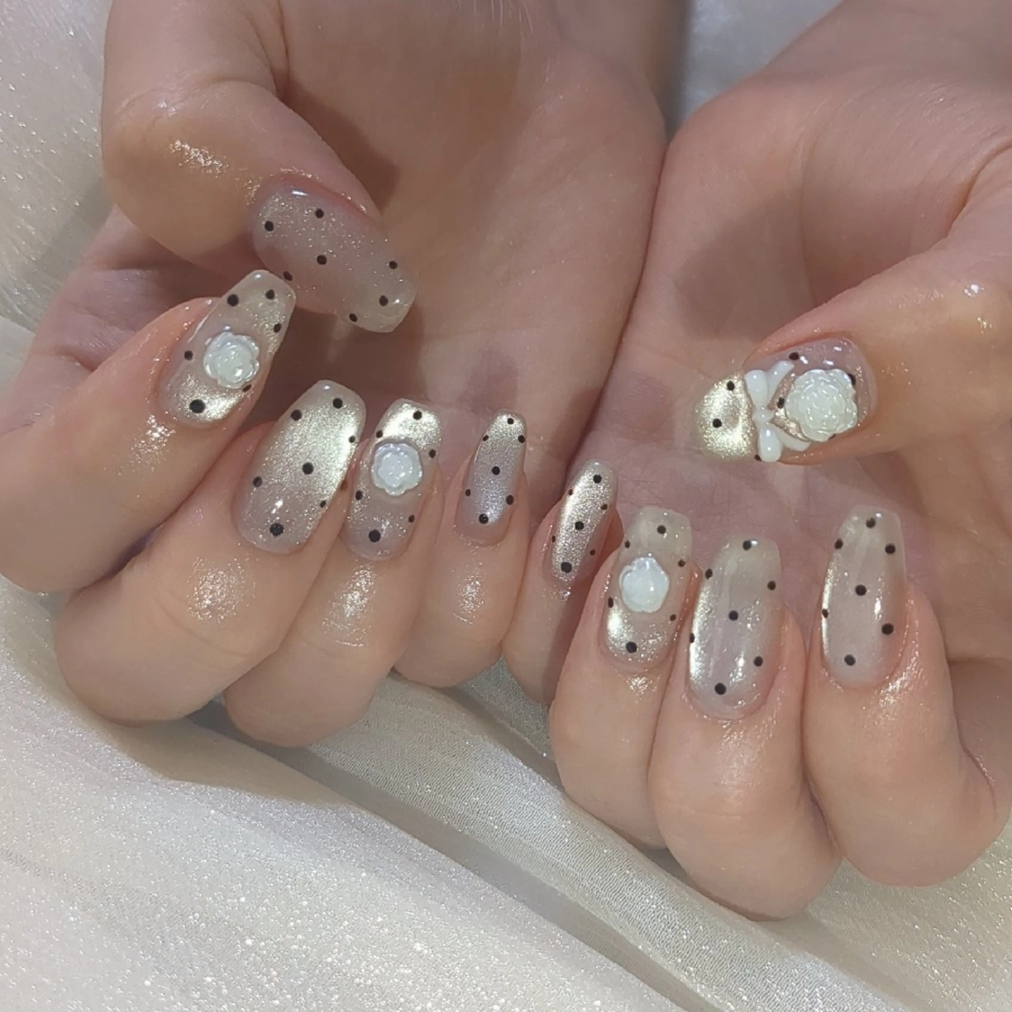 定額ネイルアート、色変更できますの写真